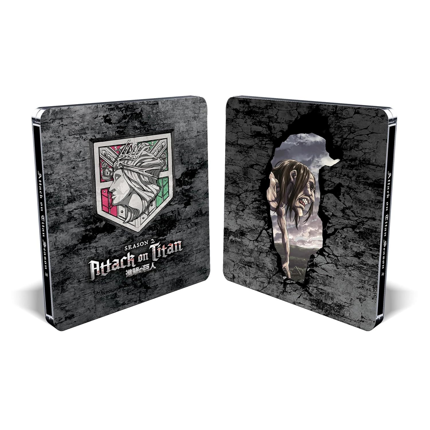 Crunchyroll DVD Attack on Titan - Staffel 2 Gesamtausgabe - Limited Steelbook Edition, (2-St)