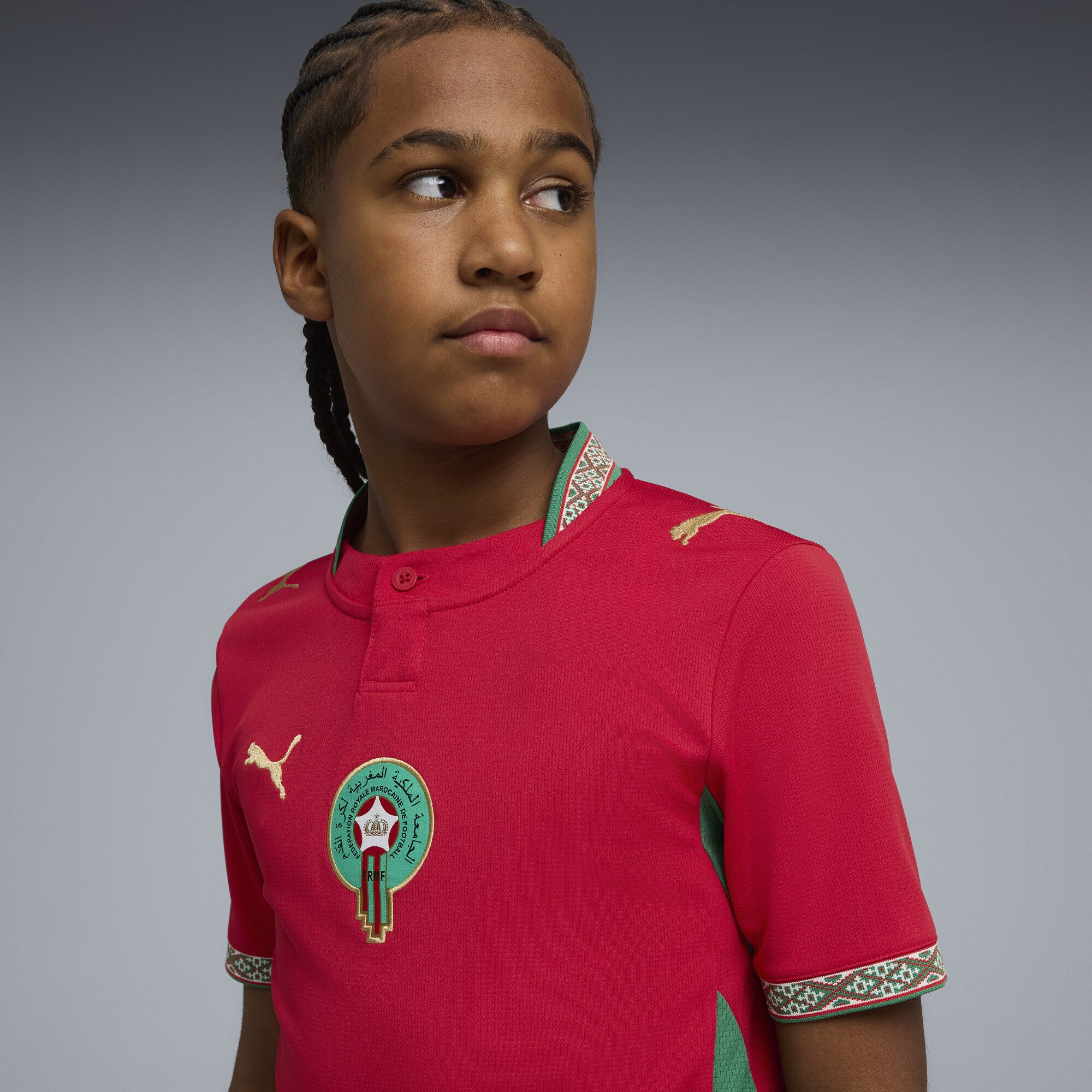PUMA Trainingsshirt Marokko 2026 Heimtrikot Jugendliche