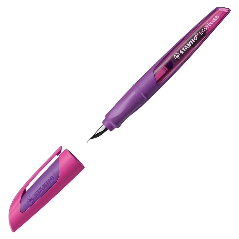 STABILO Füller 1 Schulfüller EASYbuddy® M lila/magenta, (1-tlg)