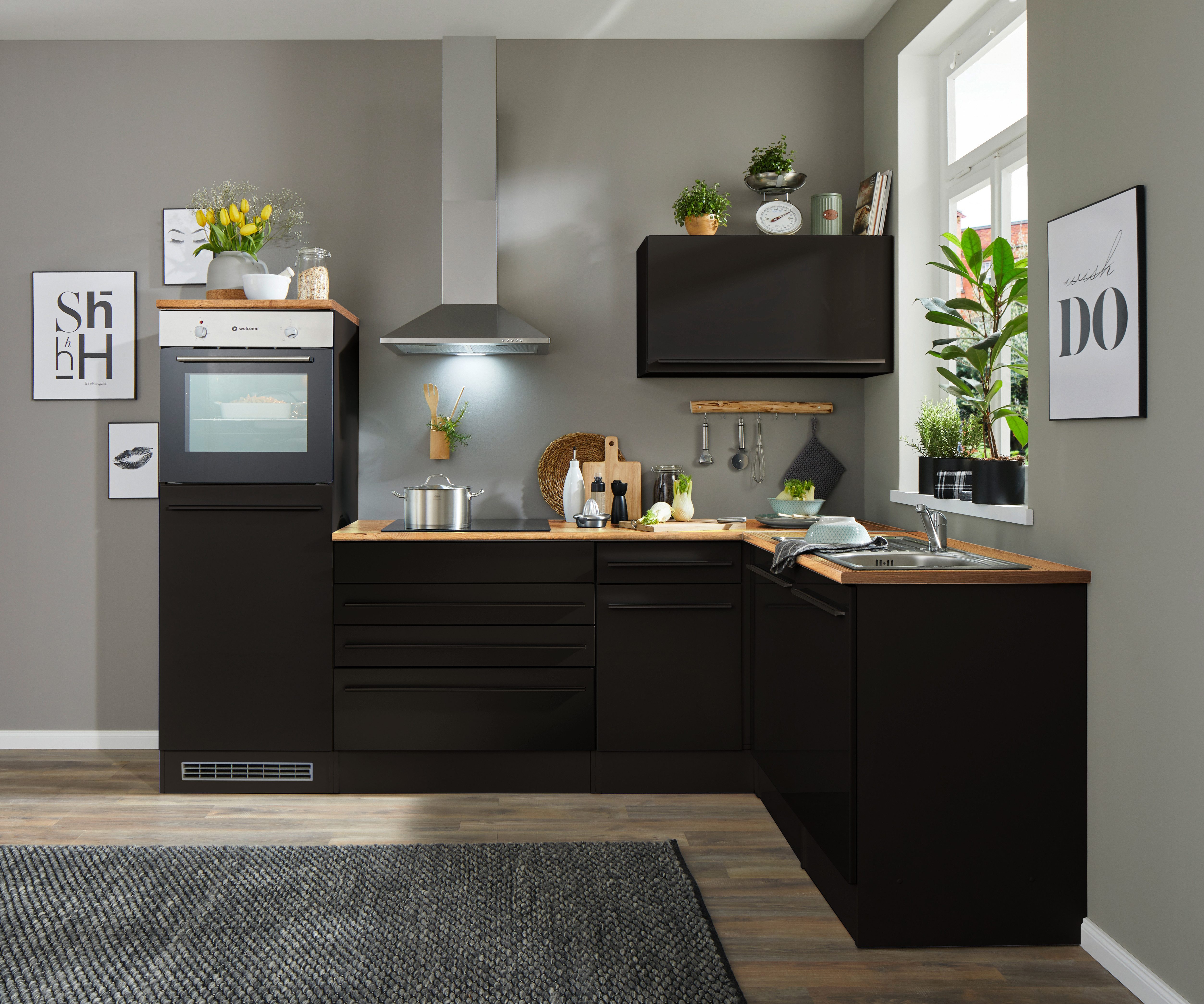 BASIC by Balculina Winkelküche Jazz, Stellbreite 260x175 cm, wahlweise mit günstig online kaufen