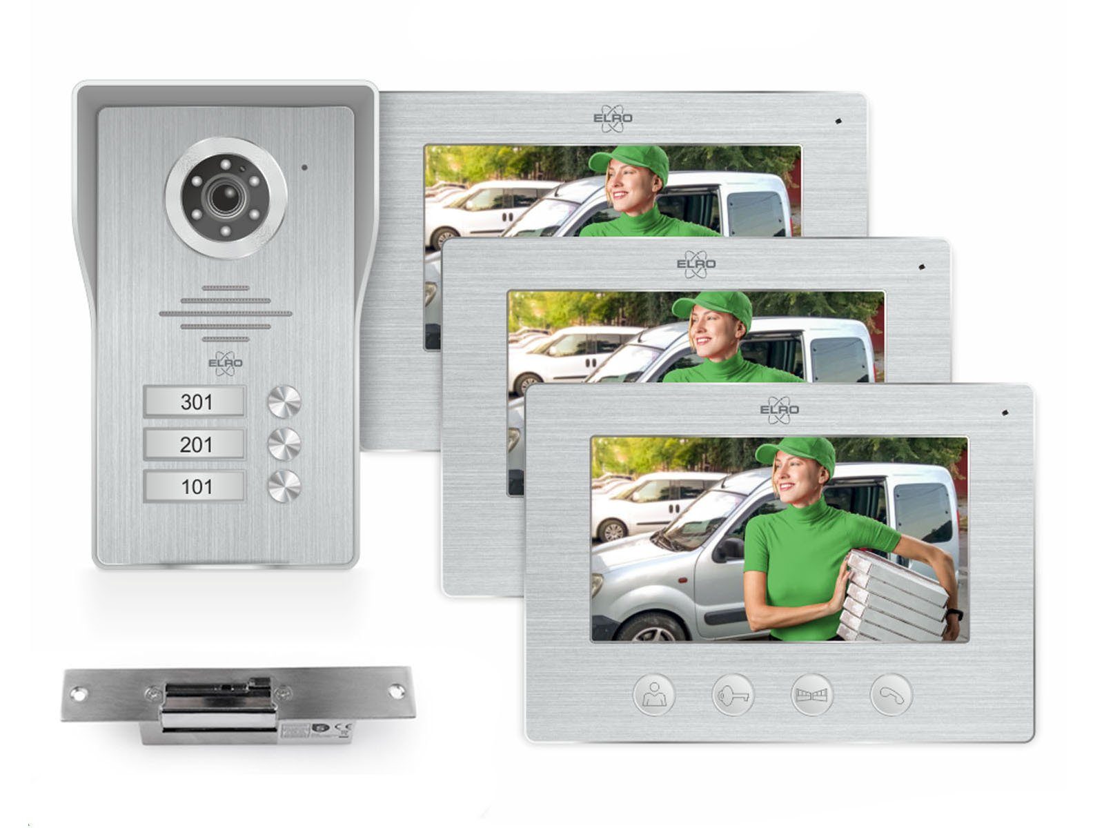 Haustürklingel Außenbereich, Elro Kamera) IP Freisprechanlage Türklingel Smart (Innenbereich, Home & Wechselsprechanlage &