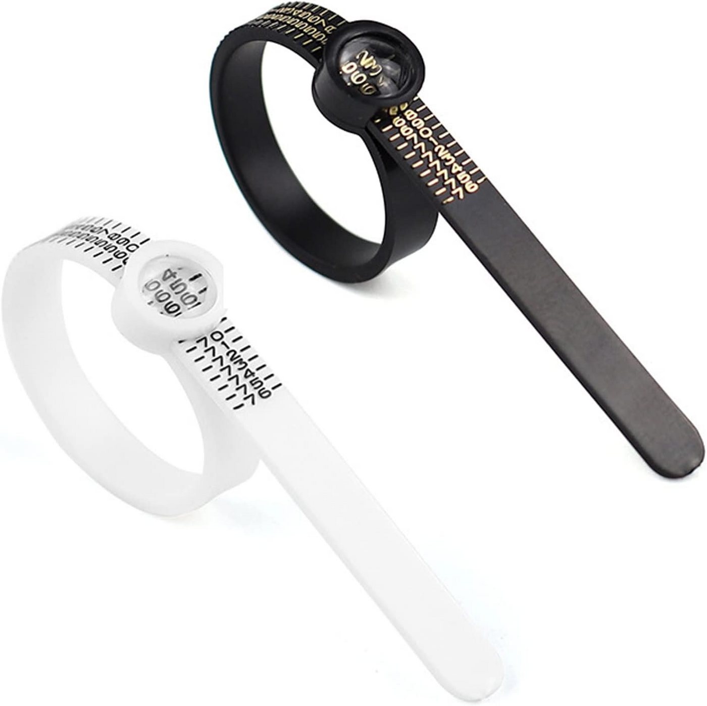 FELIXLEO Fingerring Ringmaßband, Ringgrößenmesser Ringgröße messen Ringgröße