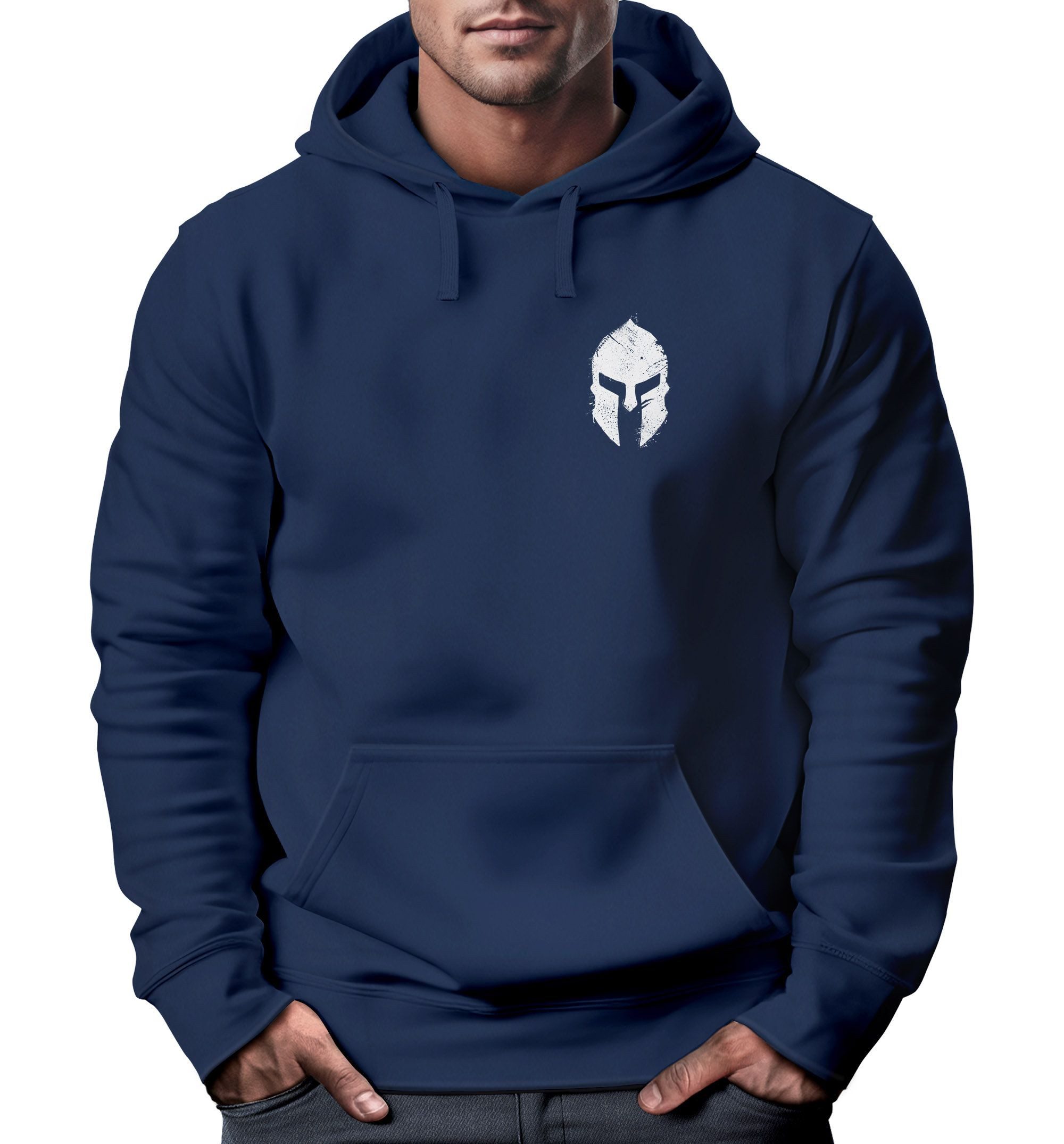 Neverless Hoodie Hoodie Herren Logo Print günstig online kaufen