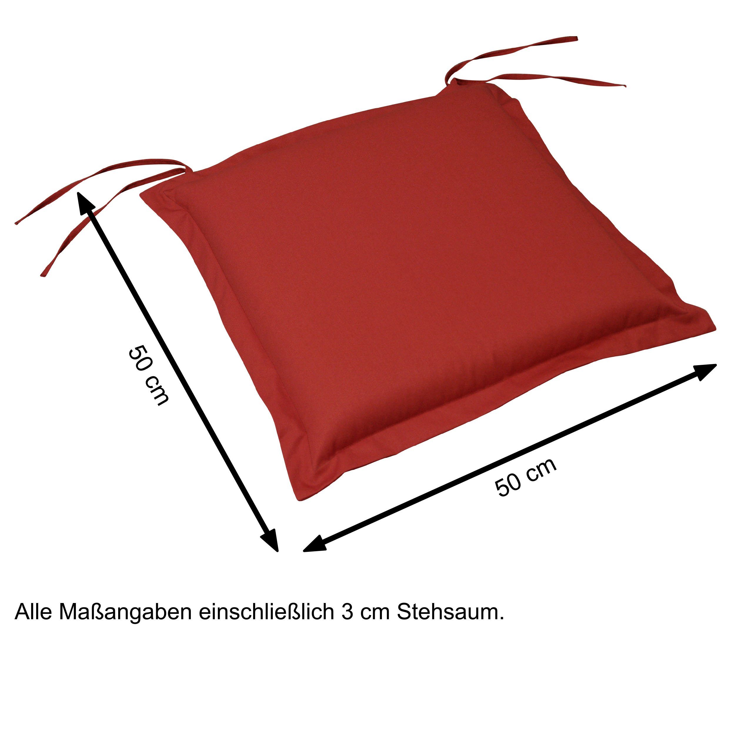 indoba Sitzkissen Premium, 4er Set