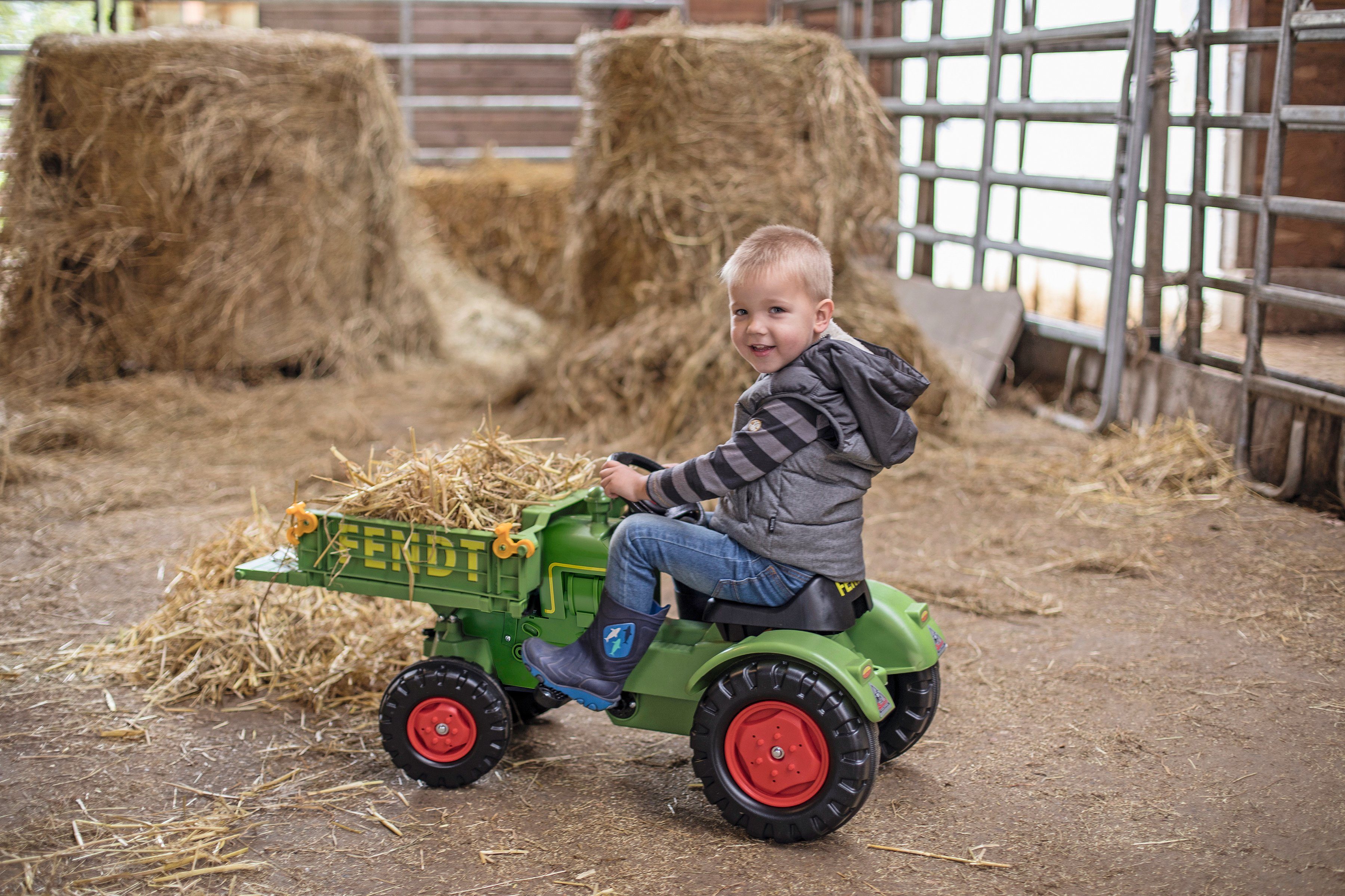 BIG Trettraktor Fendt Geräteträger, BxTxH: 46x54x102 cm – Bild 4 von 4