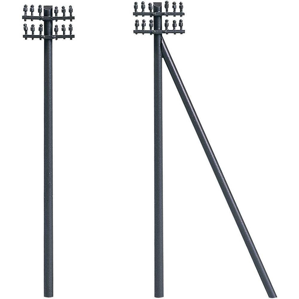 Modelleisenbahn-Fertiggelände TT Telegrafenmasten, 12er Set