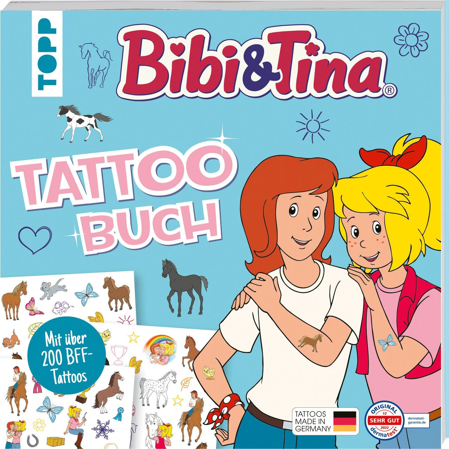 Tattoobuch Bibi & Tina Mit über 200 BFF-Tattoos / Frechverlag