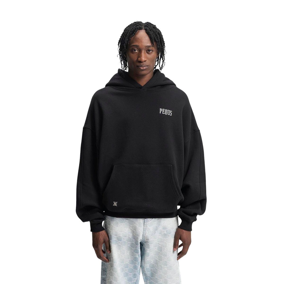 PEQUS Hoodie Back Stamp Logo