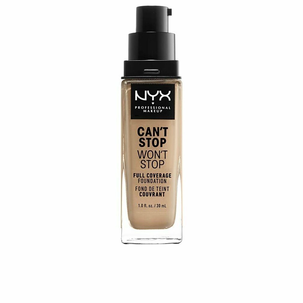 Nyx Professional Make Up Foundation Can't Stop Won't Stop Full Coverage Foundation Soft Beige 30ml