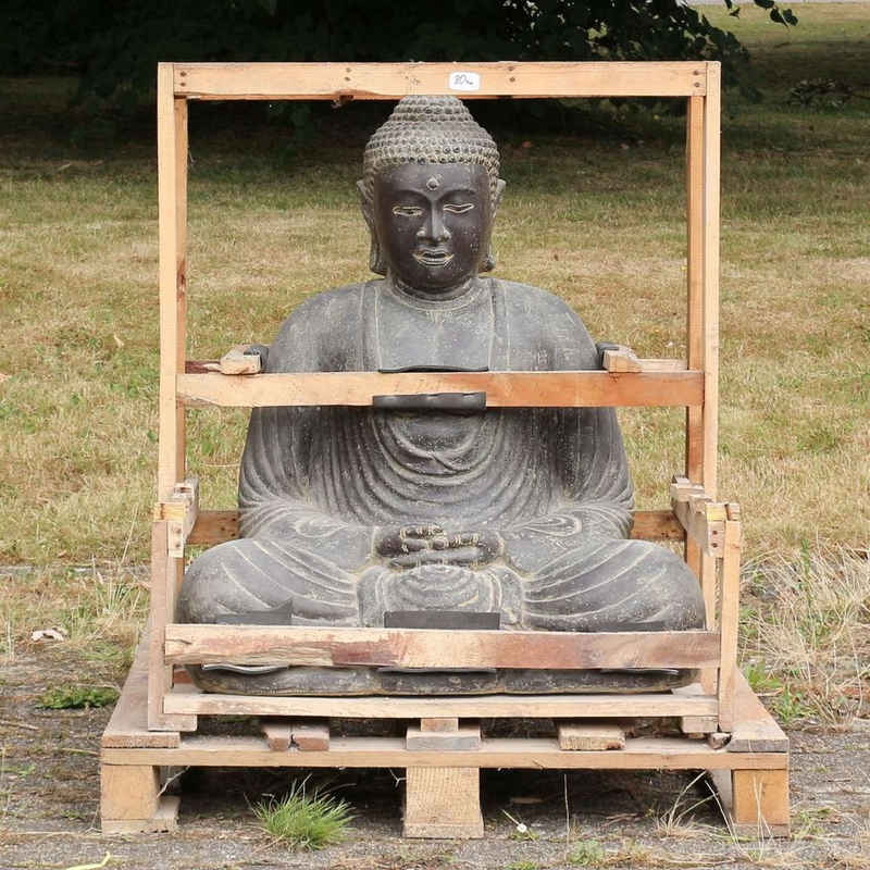 Oriental Galerie Dekofigur Buddha japanisch sitzed Garten Steinfigur 80 cm (1 St)