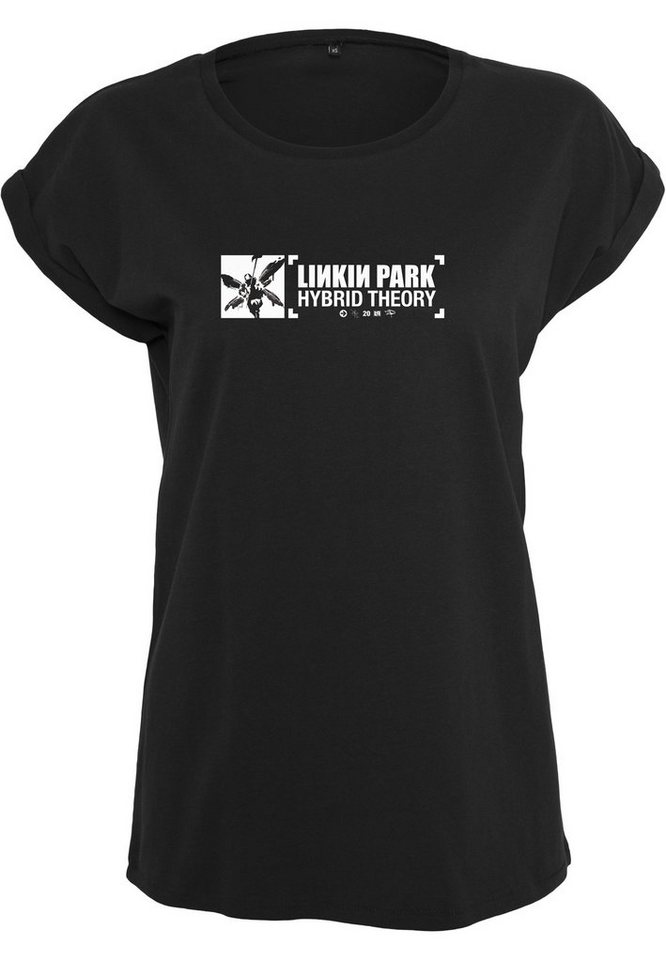 Merchcode Kurzarmshirt Damen Ladies Linkin Park Anniversary Sign Tee (1-tlg),  Merchcode Ladies