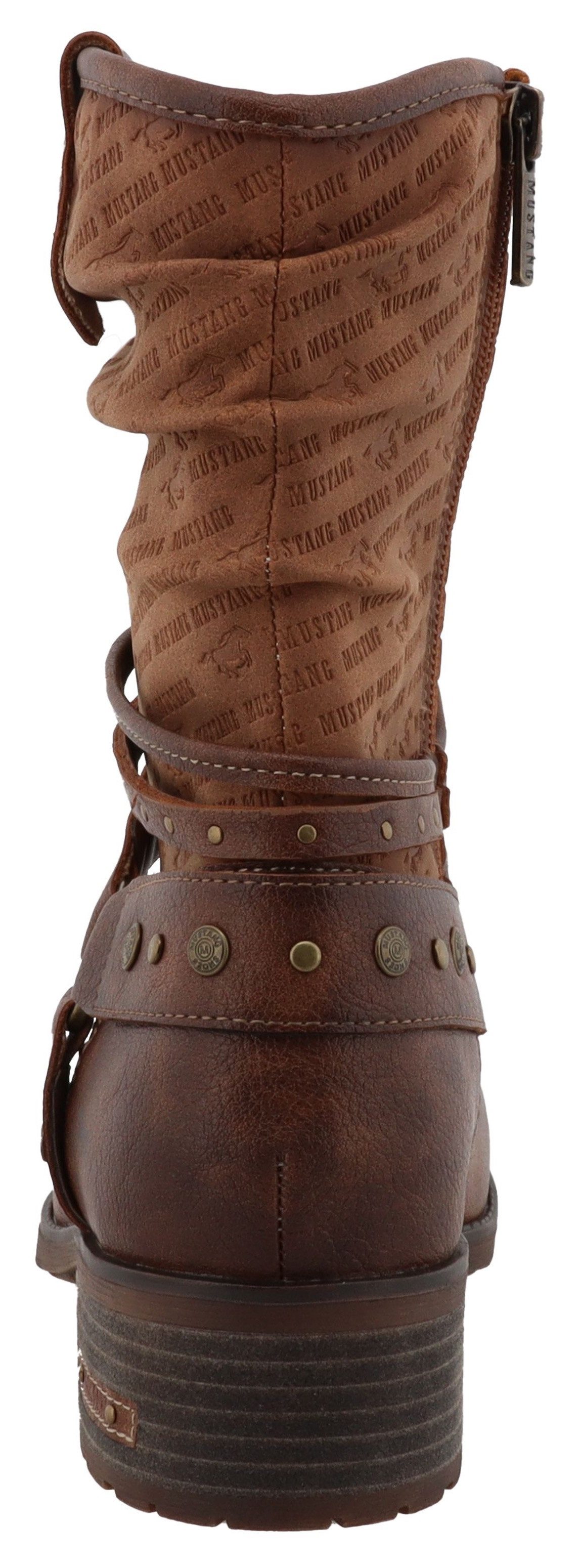 Mustang Shoes Fabienne Winterboots Stiefelette, Westernboots im Used-Look günstig online kaufen