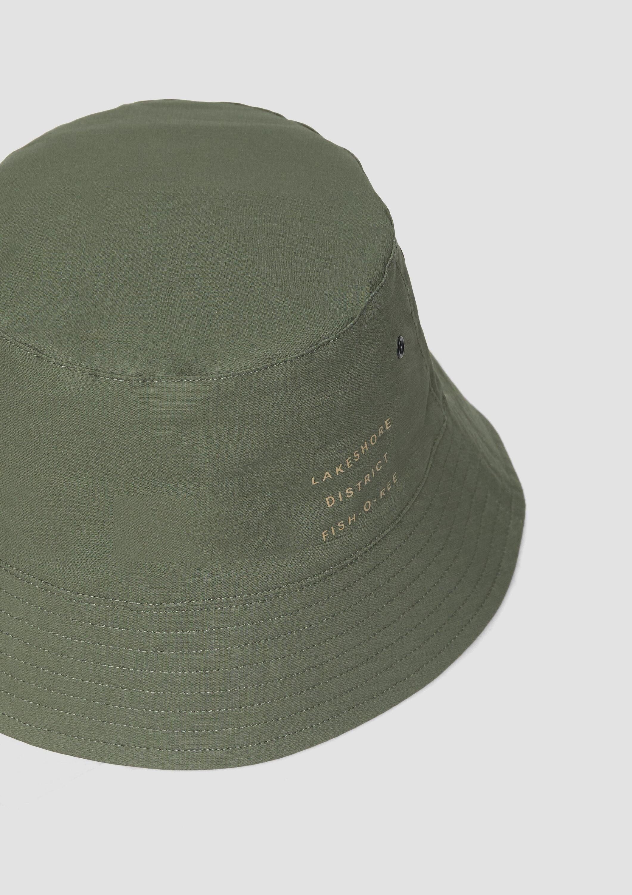 s.Oliver Filzhut Hut  Bucket-Hat mit Print-Detail