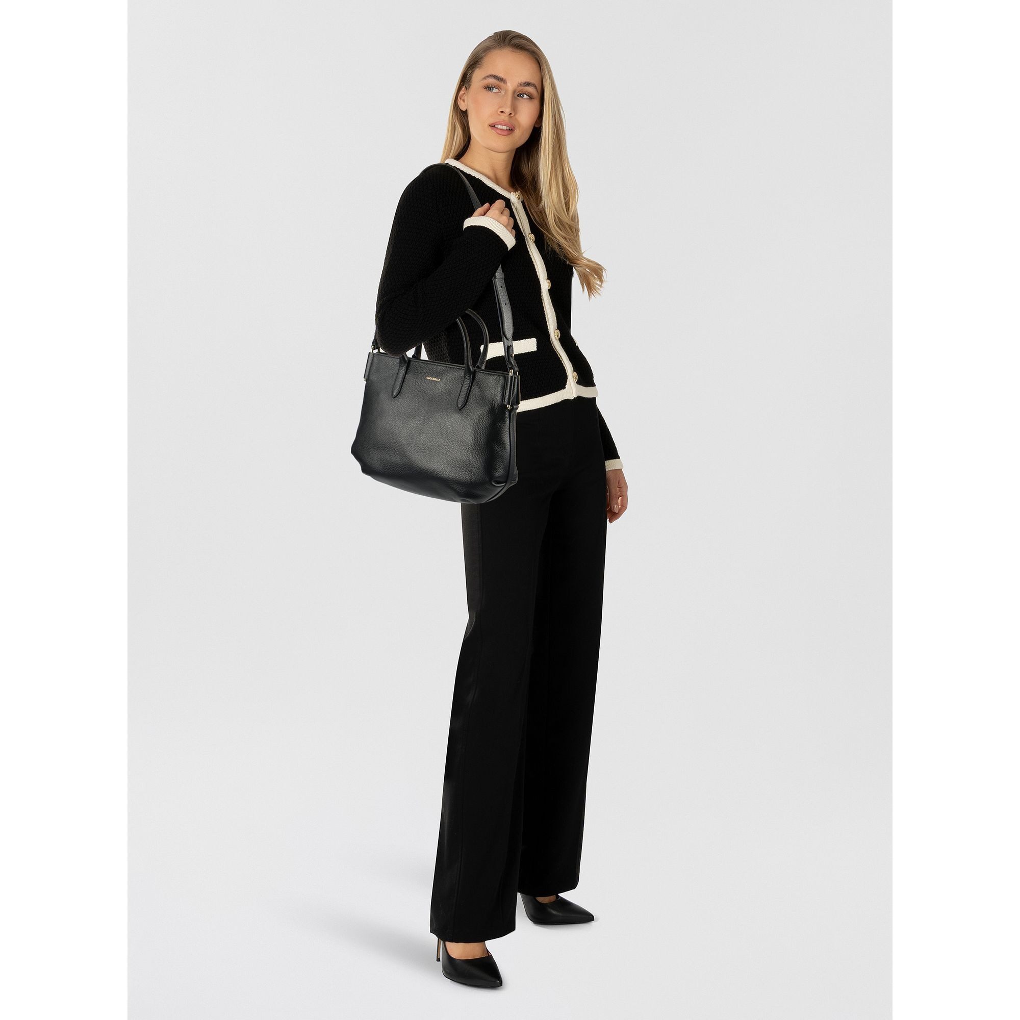 COCCINELLE Shopper Rebekka, Leder