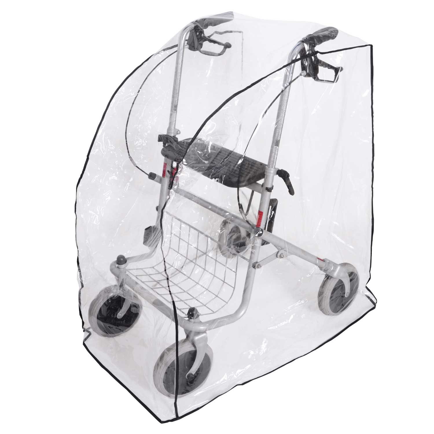 Rehaforum Medical GmbH Abdeckhaube RFM Rollatorschutz Wetterfest Transparent 61 x 83 x 95 cm, wetterfest, Schutz vor Witterung