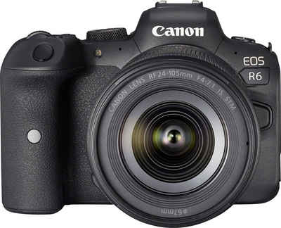 Canon »EOS R6 Gehäuse + RF 24-105mm F4-7.1 IS STM« Systemkamera (RF 24-105mm F4-7.1 IS STM, 20,1 MP, Bluetooth, WLAN (WiFi)