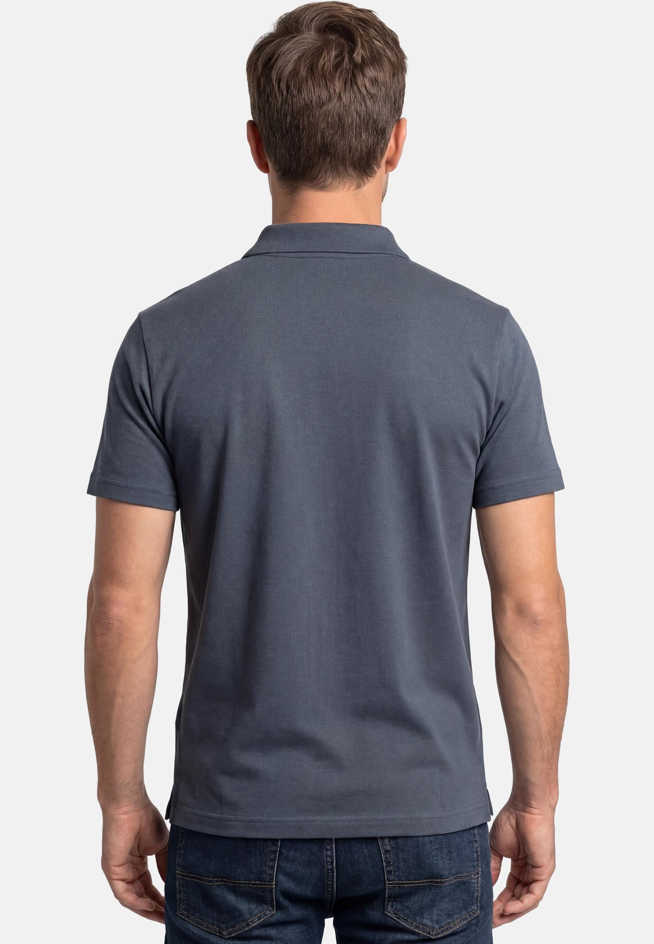 RAGMAN Poloshirt Basic (1-tlg) Poloshirt - Baumwolle - Atmungsaktiv