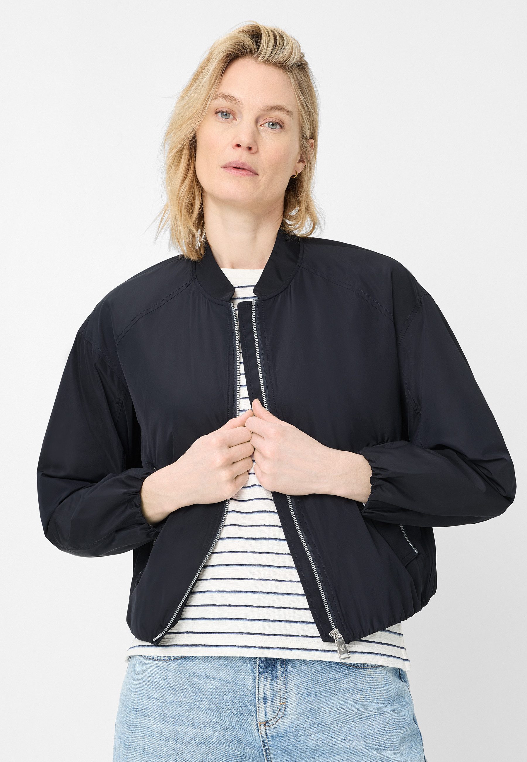 Fuchs Schmitt Blouson Stehkragen, Regular Fit, Rückenfalten