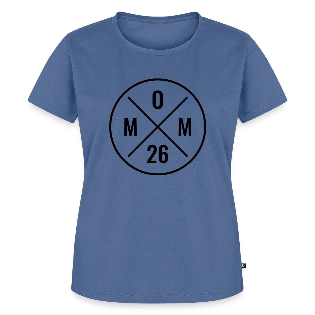 Spreadshirt T-Shirt Mom 2026 Modernes Mama Logo Schwangerschaft Frauen Premium T-Shirt (1-tlg) Fällt klein aus. Wir empfehlen, eine Größe größer zu bestellen.