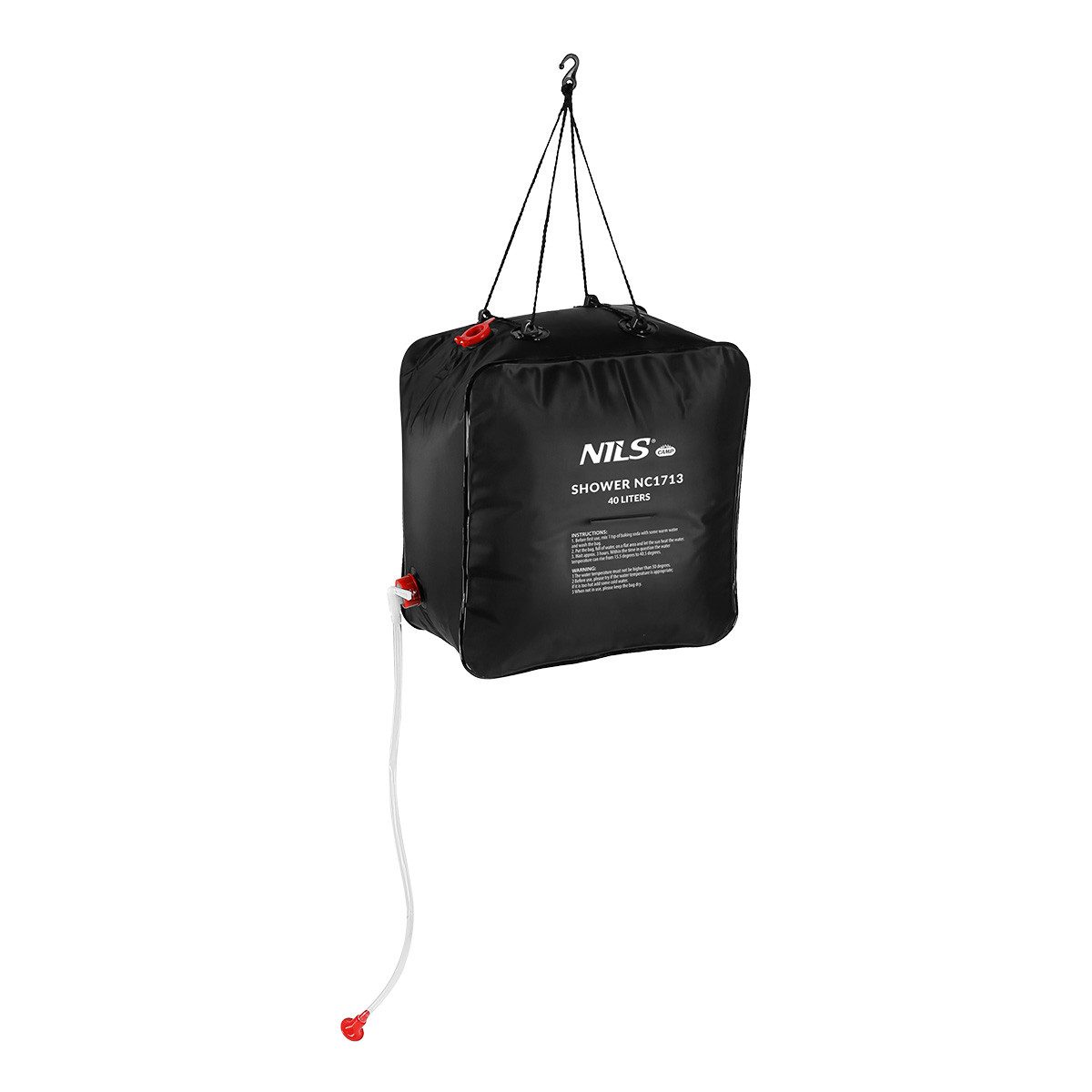 NILS CAMP Solardusche Campingdusche mobiler tragbarer Duschsack 40L
