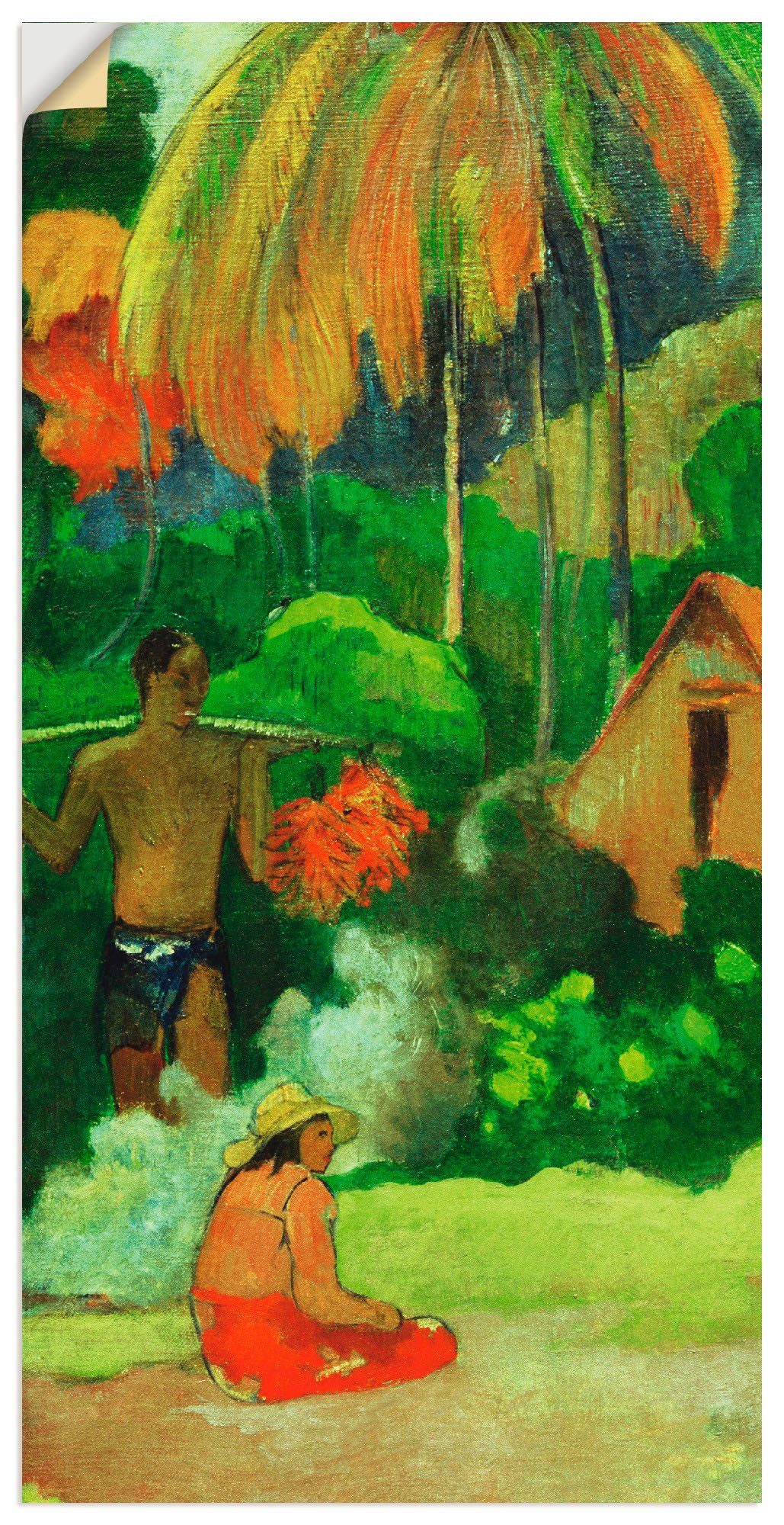 Größen (1 Wandaufkleber versch. in Wandbild Poster Paar der oder als Wahrheit Leinwandbild, 1892, St), Artland Tag
