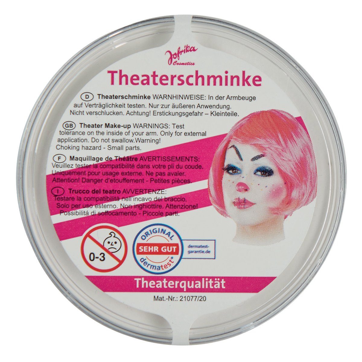 jofrika Theaterschminke weiß 25 GR