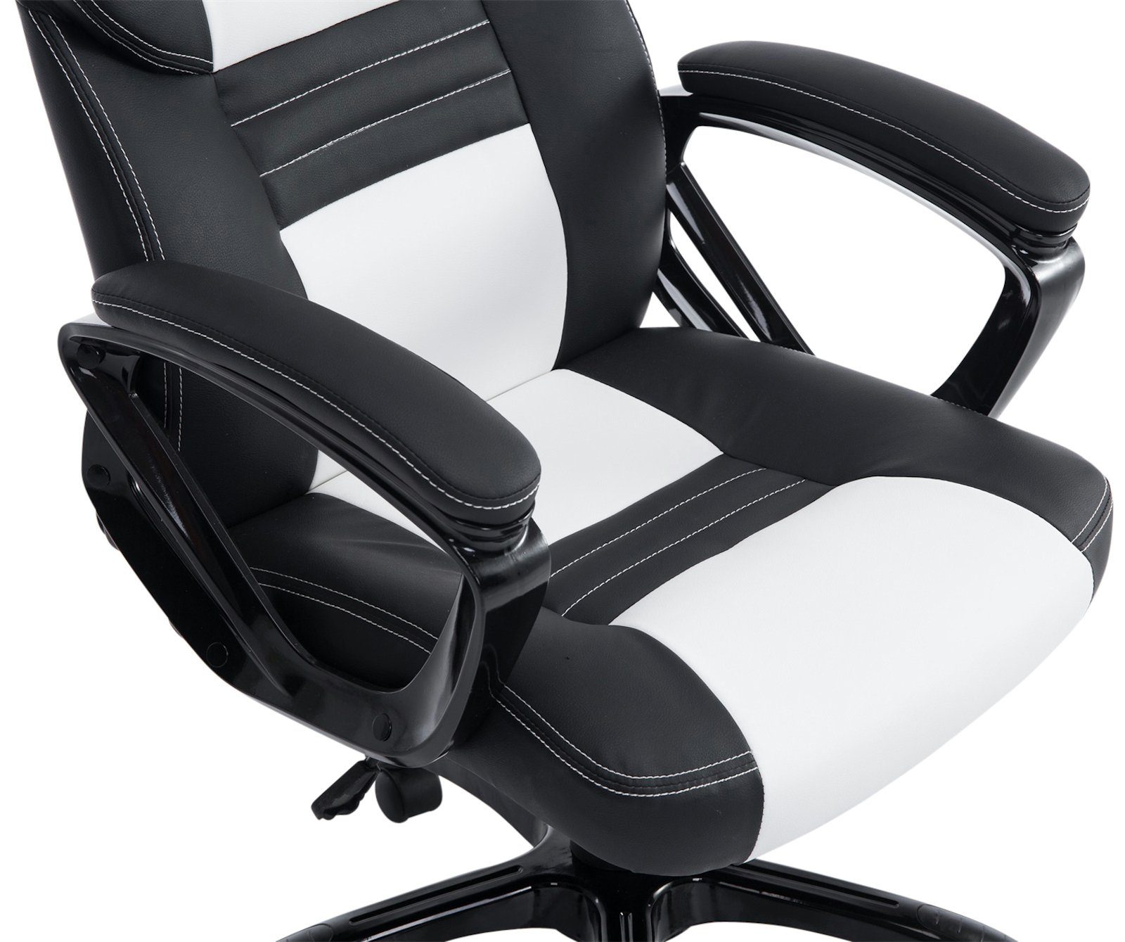 mit schwarz/weiß drehbar Chair Pedro, CLP Gaming Höhenverstellung