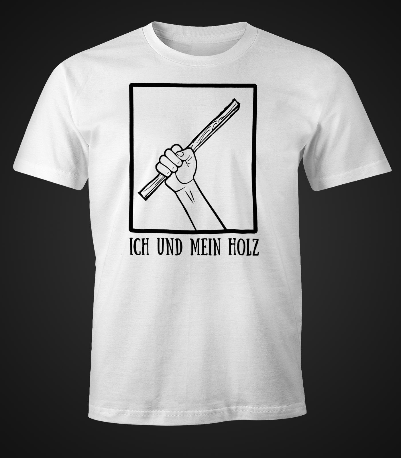MoonWorks Print-Shirt Herren T-Shirt Ich und günstig online kaufen