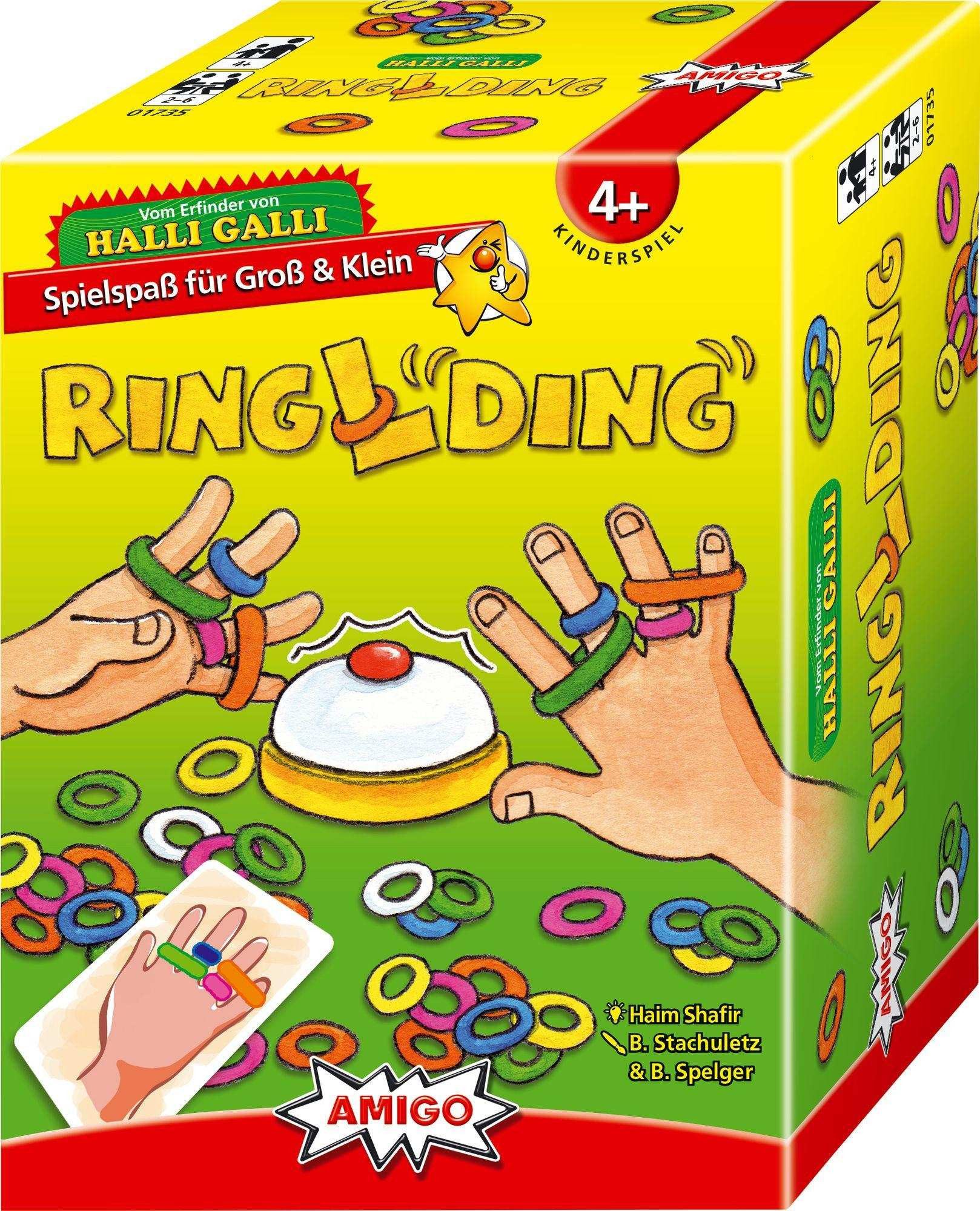 Amigo Spiel + Freizeit GmbH Spiel RinglDing Reaktionsspiel für die ganze Familie