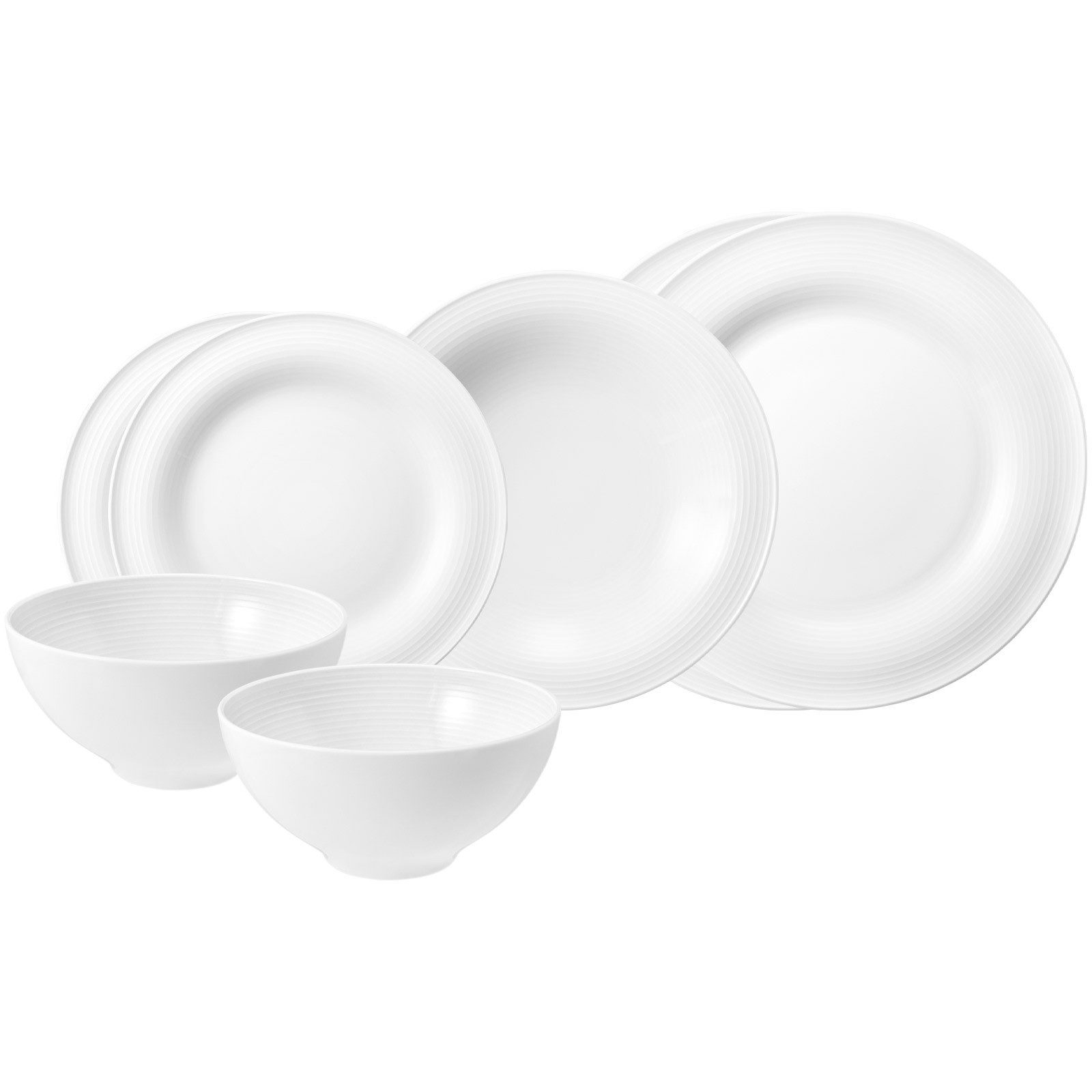 Seltmann Weiden Kombiservice Beat Color Glaze Einsteiger-Set 8-tlg. (8-tlg), 2 Personen, Porzellan