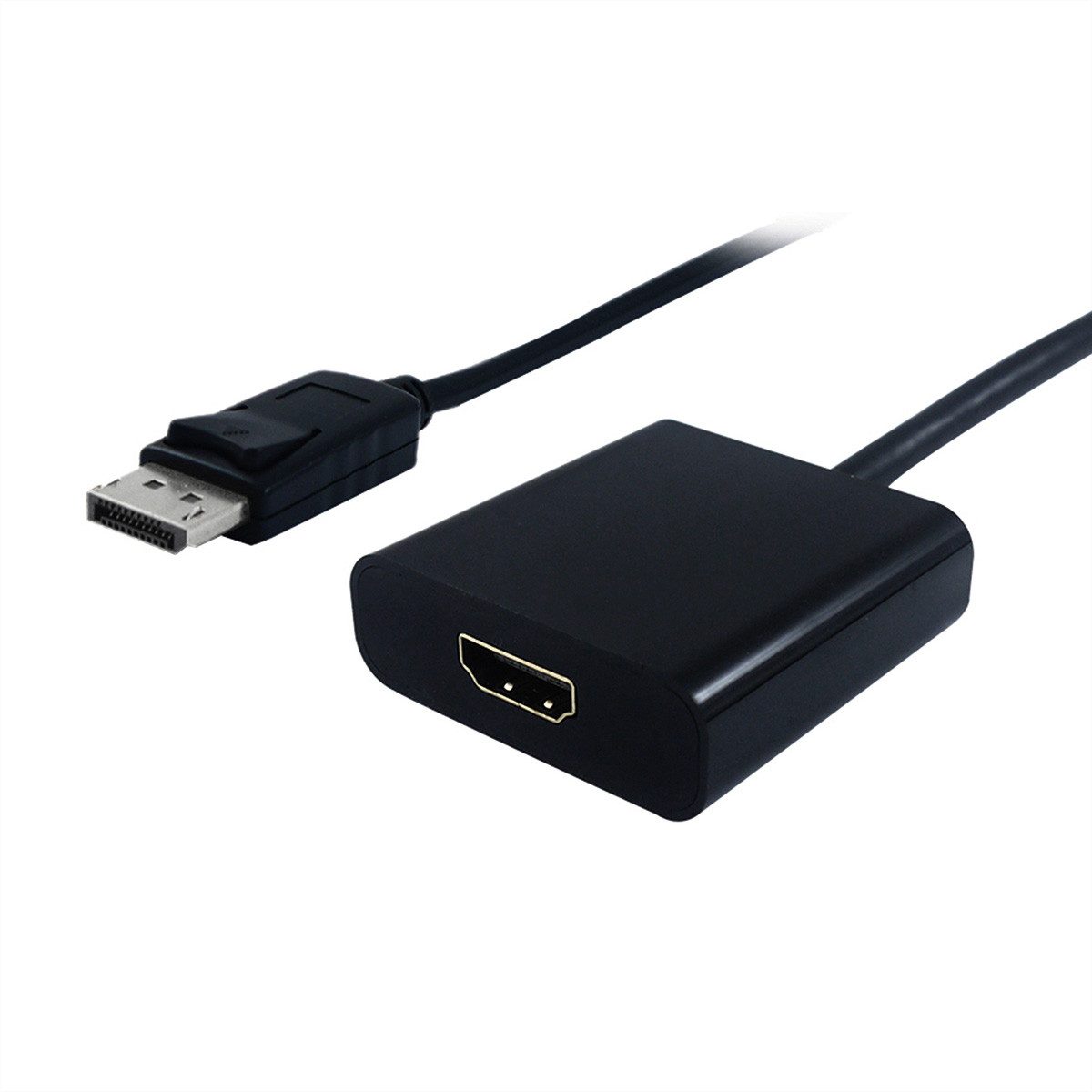 SECOMP STANDARD DisplayPort-HDMI Adapter Audio- & Video-Adapter DisplayPort Männlich (Stecker) zu HDMI Typ A Weiblich (Buchse), 25.0 cm, DP Stecker-HDMI Buchse