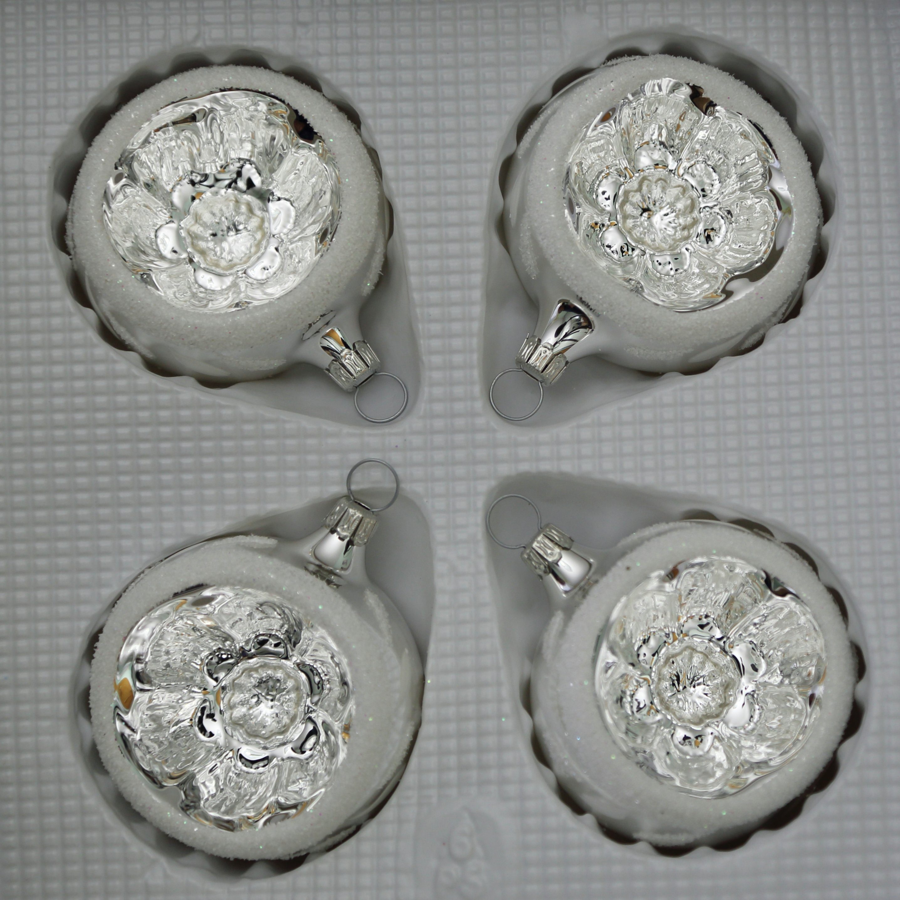 Lauschaer Glas Christbaumschmuck Christbaumschmuck Reflexkugeln in verschiedenen Цвета(ов)