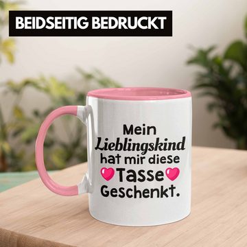 Trendation Tasse Trendation - Mutter Vater Tasse mit Spruch Mein Lieblingskind Hat Mir Diese Tasse Geschenkt