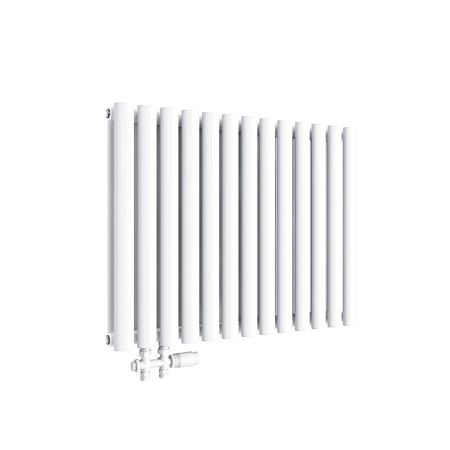 SONNI Badheizkörper Röhrenheizkörper Warmwasser,Horizontal,Doppellagig,mit günstig online kaufen