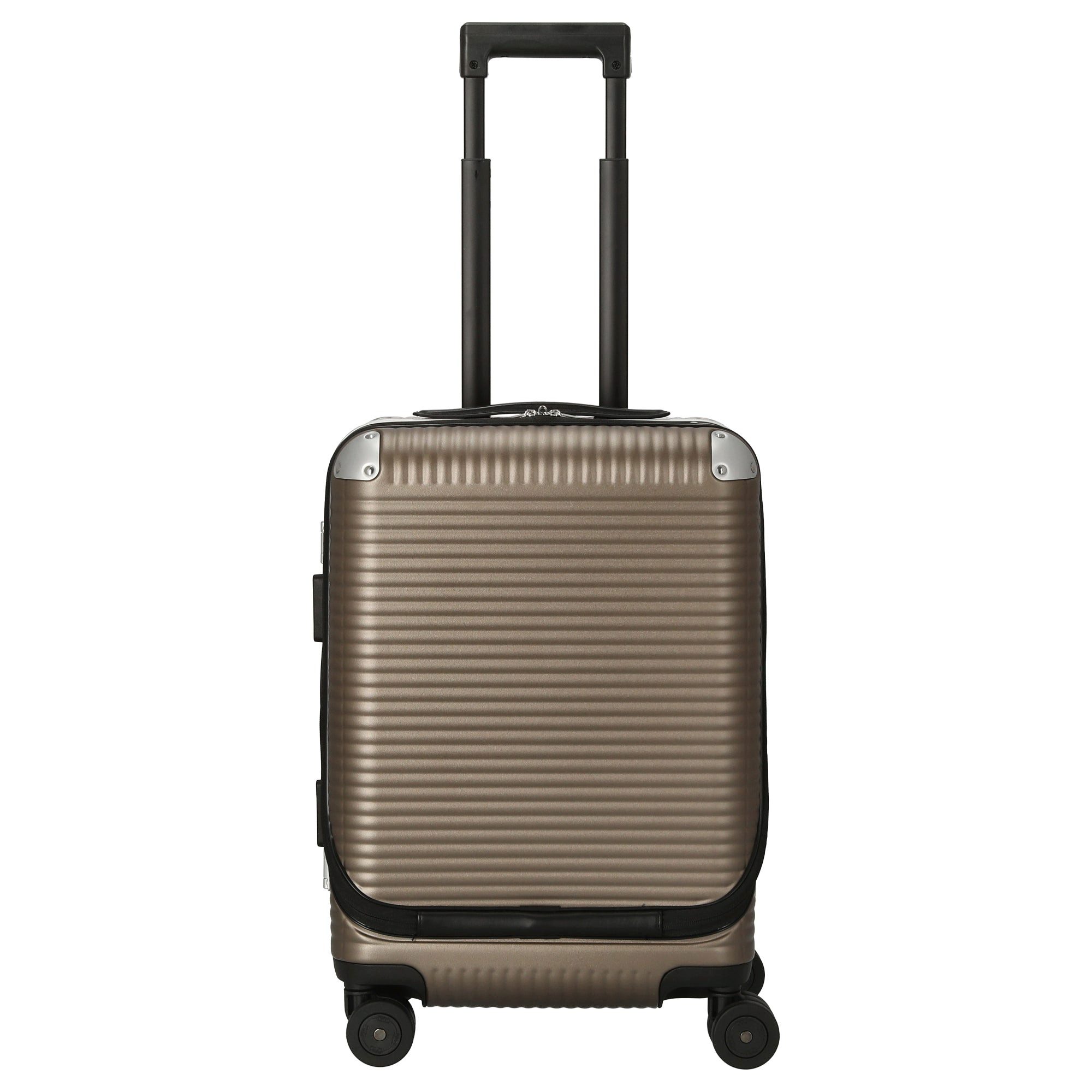 FPM Koffer Milano Bank Light Spinner 53 front pocket - 4-Rollen-Kabinentrolley, 4 Rollen Rollen