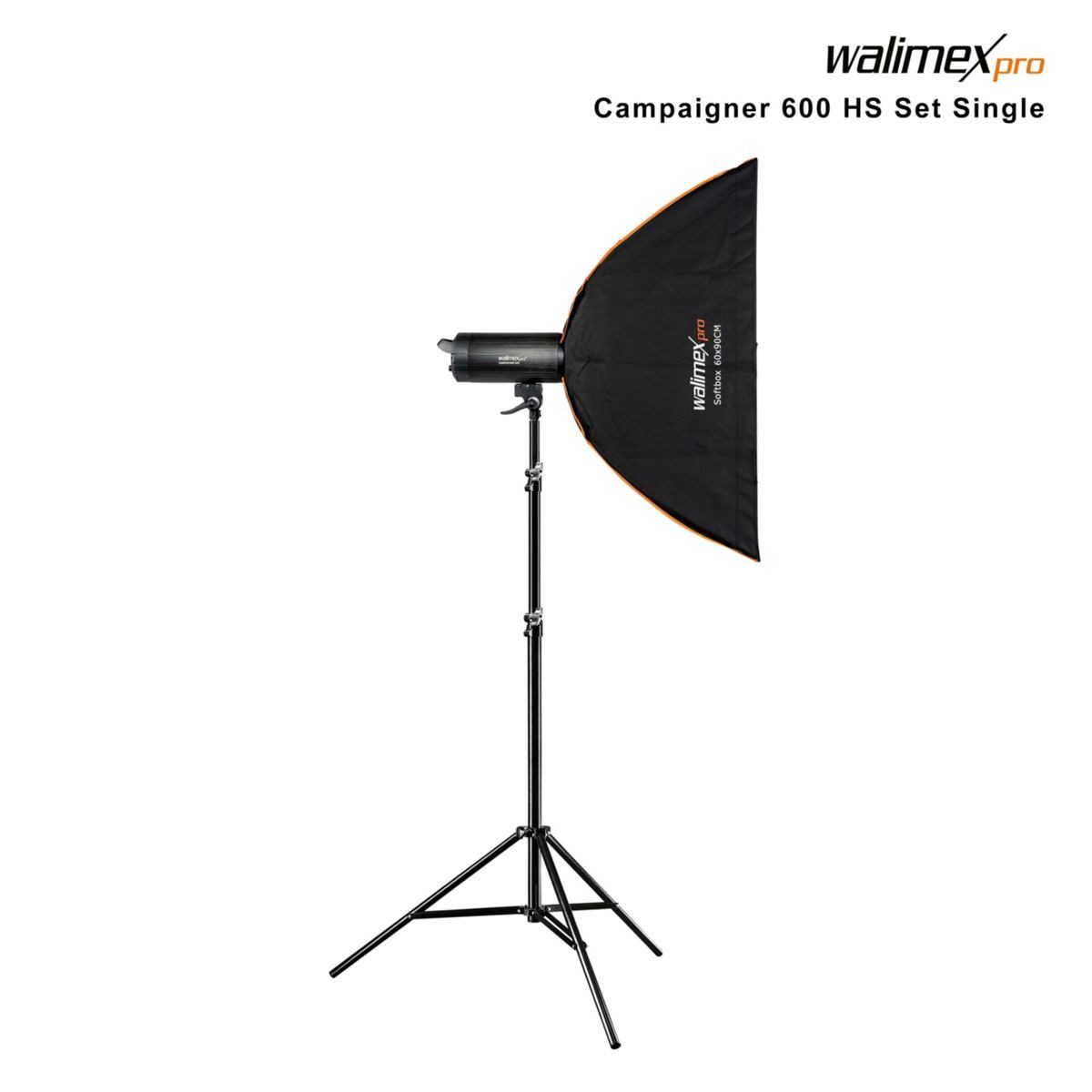 walimex pro Campaigner 600 HS Set Single Studio-Blitzgerät
