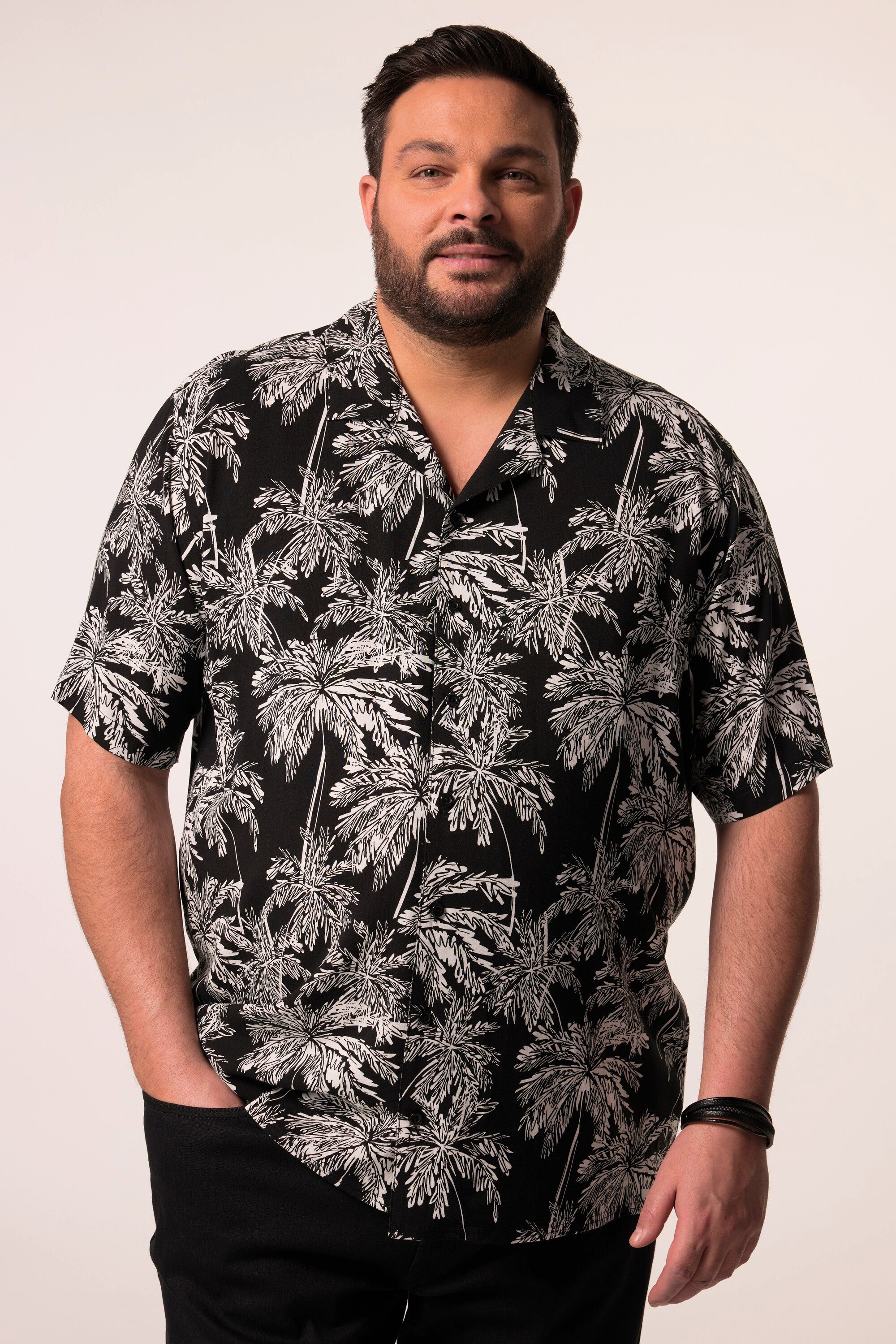 Kurzarmhemd Men+ Hemd Halbarm Cubakragen Cuba Fit bis 8 XL