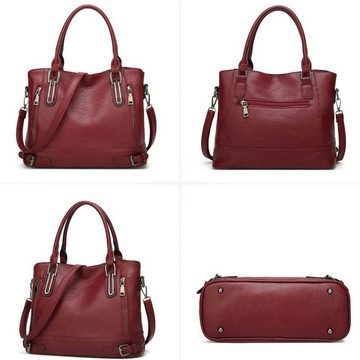 Truyuety Henkeltasche Damen Handtaschen Geldbörsen Große Tote Messenger Schulter (1-tlg)