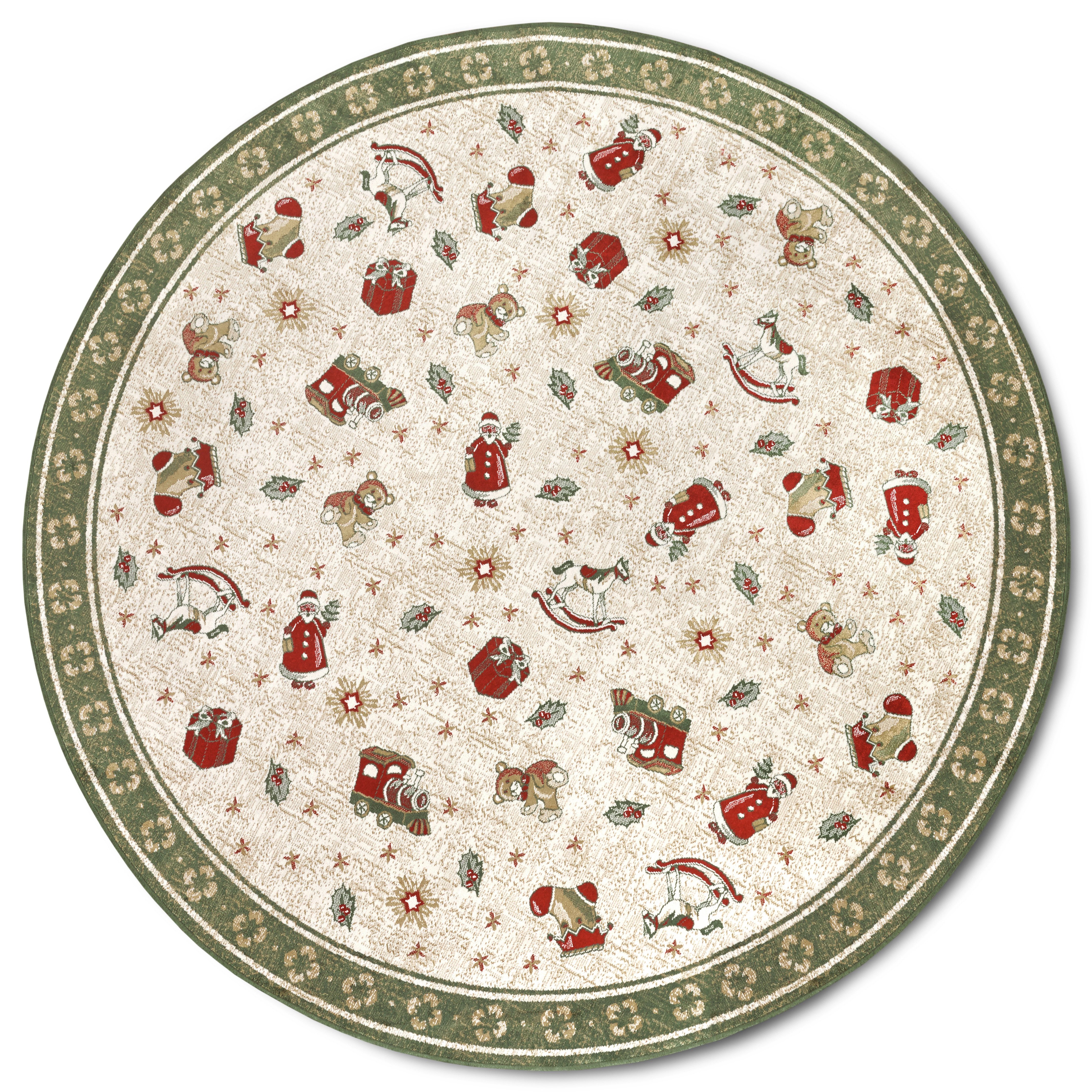 Villeroy & Boch Teppich Nostalgic Shine Toy's Delight, eckig, rund und Läufer, rechteckig, Höhe: 6 mm, Weihnachten, Wohnzimmer, Flur, Geschenk, Toys Delight, De – Bild 2 von 5
