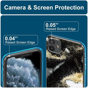 CoolGadget Handyhülle Marmor Slim Case für iPhone 13 Mini 5,4 Zoll, Hülle Dünne Silikon Schutzhülle für Apple iPhone 13 Mini Hülle