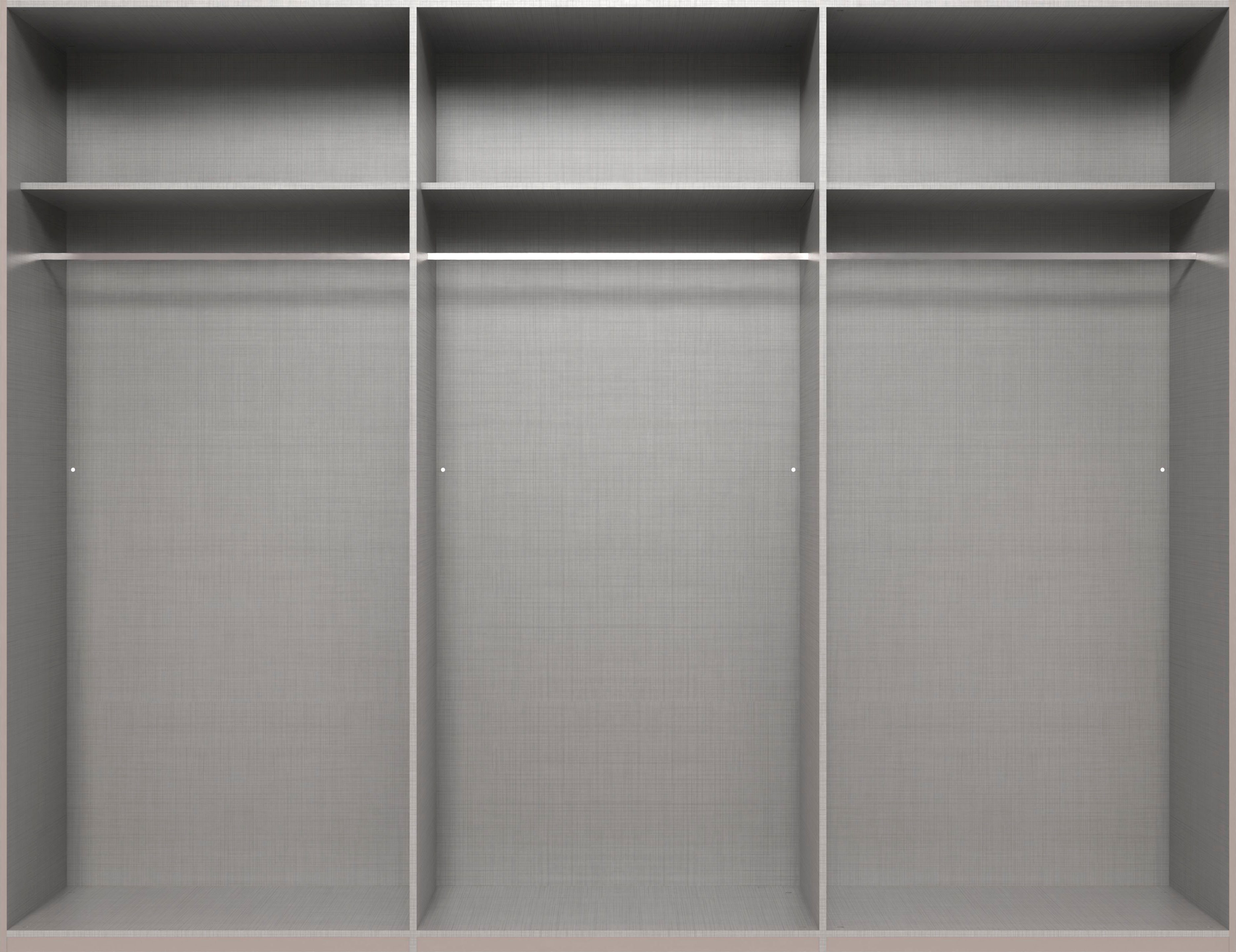 Wimex Drehtürenschrank Kleiderschrank London, in den Breiten 180cm, 225cm oder 270cm (mit verschiedenen Griffen in goldfarben, silberfarben oder schwarz) wahlwe – Bild 3 von 5