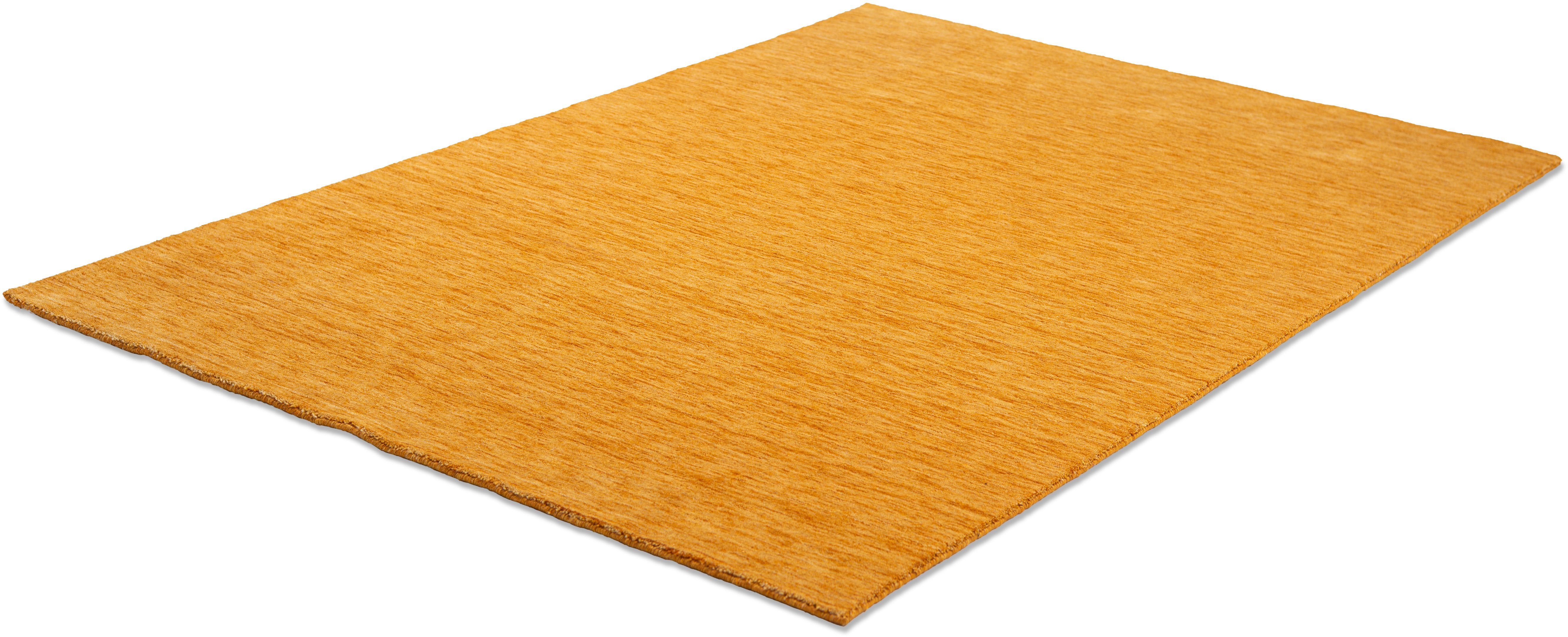 OTTO home Wollteppich Karchau, rechteckig, Höhe: 13 mm, Handweb Teppich, meliert, reine Wolle, handgewebt, brilliante Farben