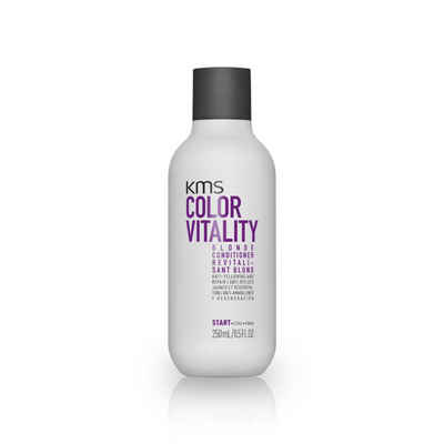 KMS Haarspülung Color Vitality Blonde Conditioner, 1-tlg., regeneriert Schäden, Anti-Gelbstich