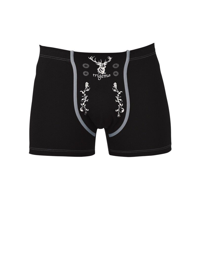 Trigema Boxer TRIGEMA Pants mit Hirsch (1-St)