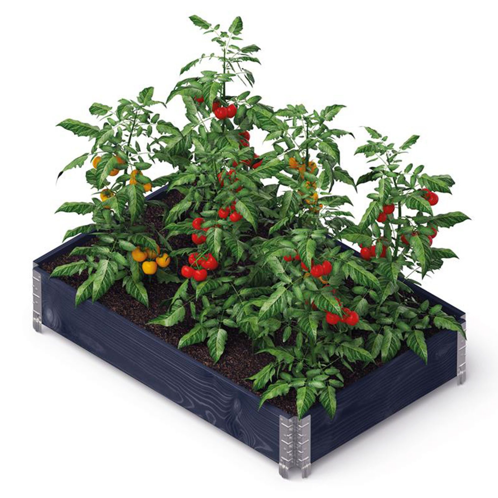 Upyard Hochbeet GardenBox PRO - Palettenrahmen 20 mm Stärke - stapelbar, modularer Aufbau für maximale Individualität im Garten