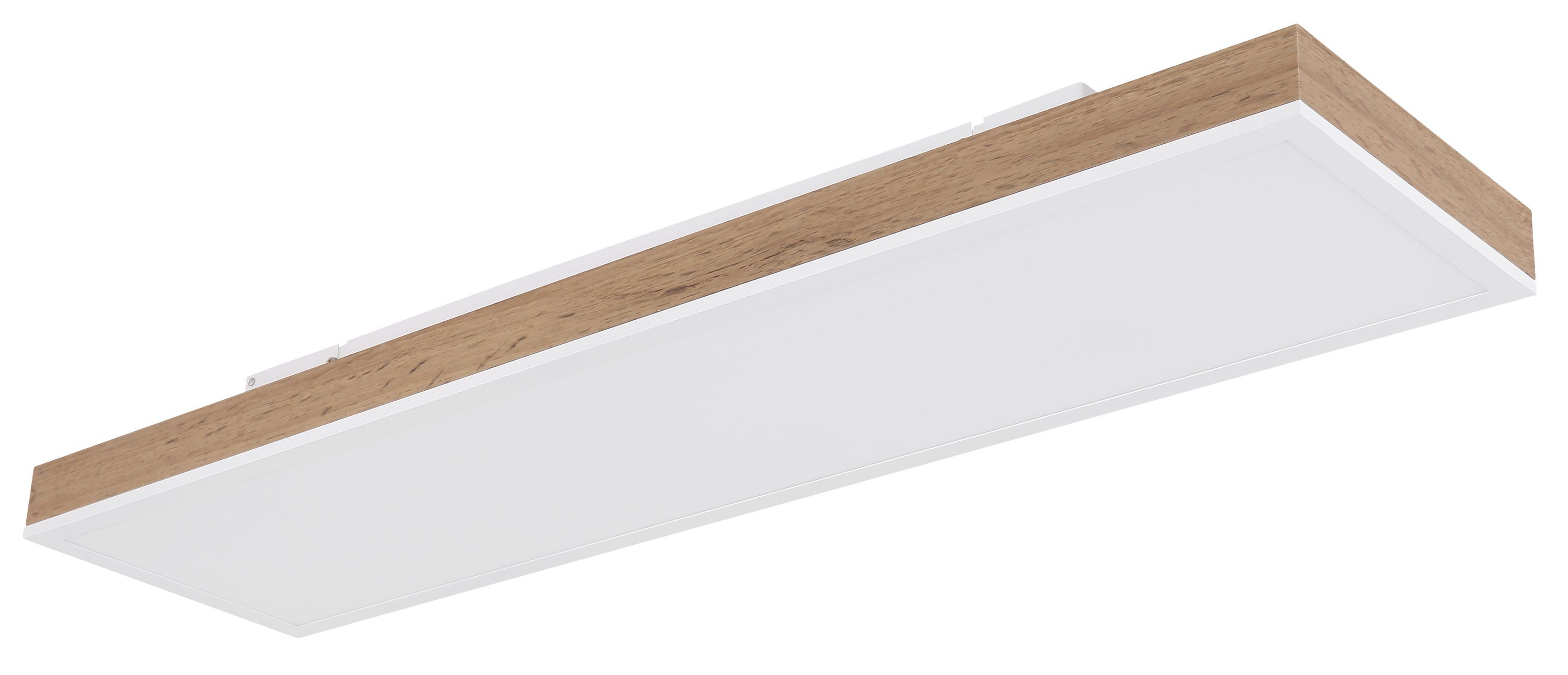 GLOBO LIGHTING Deckenleuchte GLOBO Lighting Deckenleuchte DORO LBH 80x20x7,80 cm weiß Deckenlampe, Warmweiß