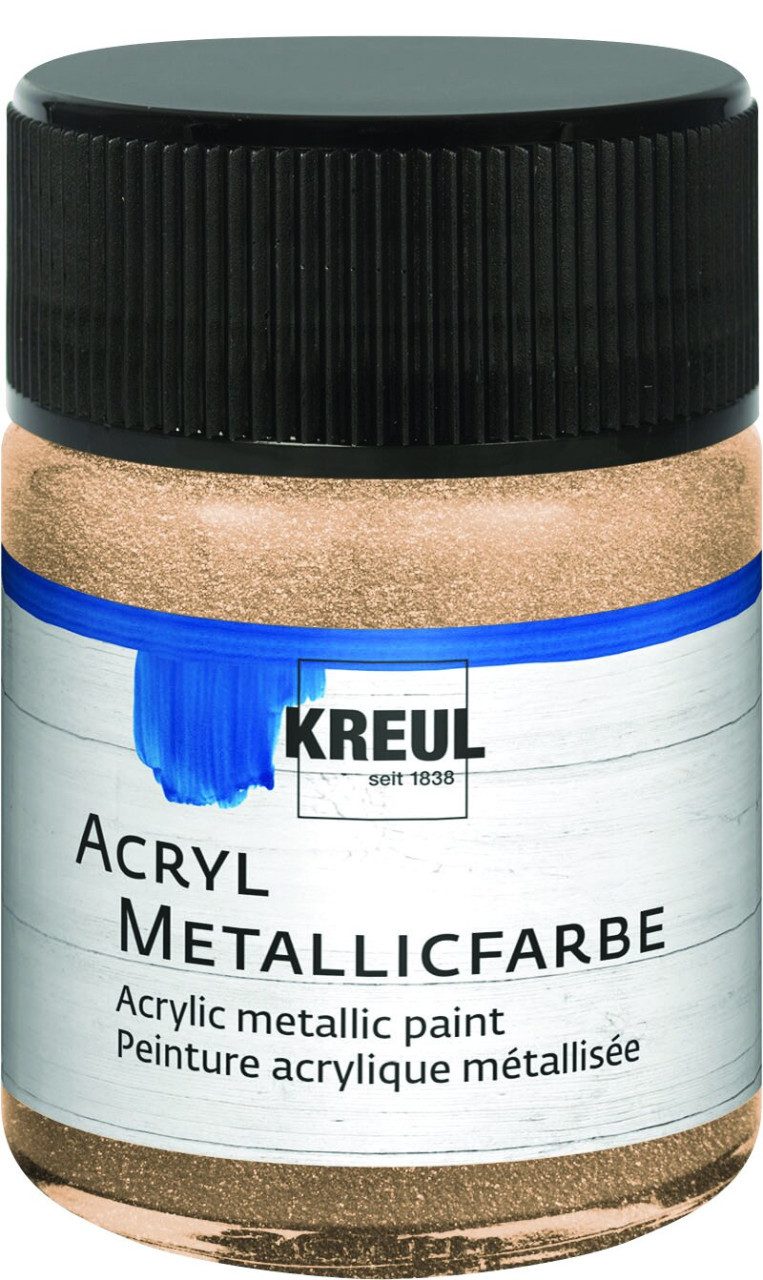 Kreul Acrylfarbe Kreul Acryl Metallicfarbe champagner 50 ml