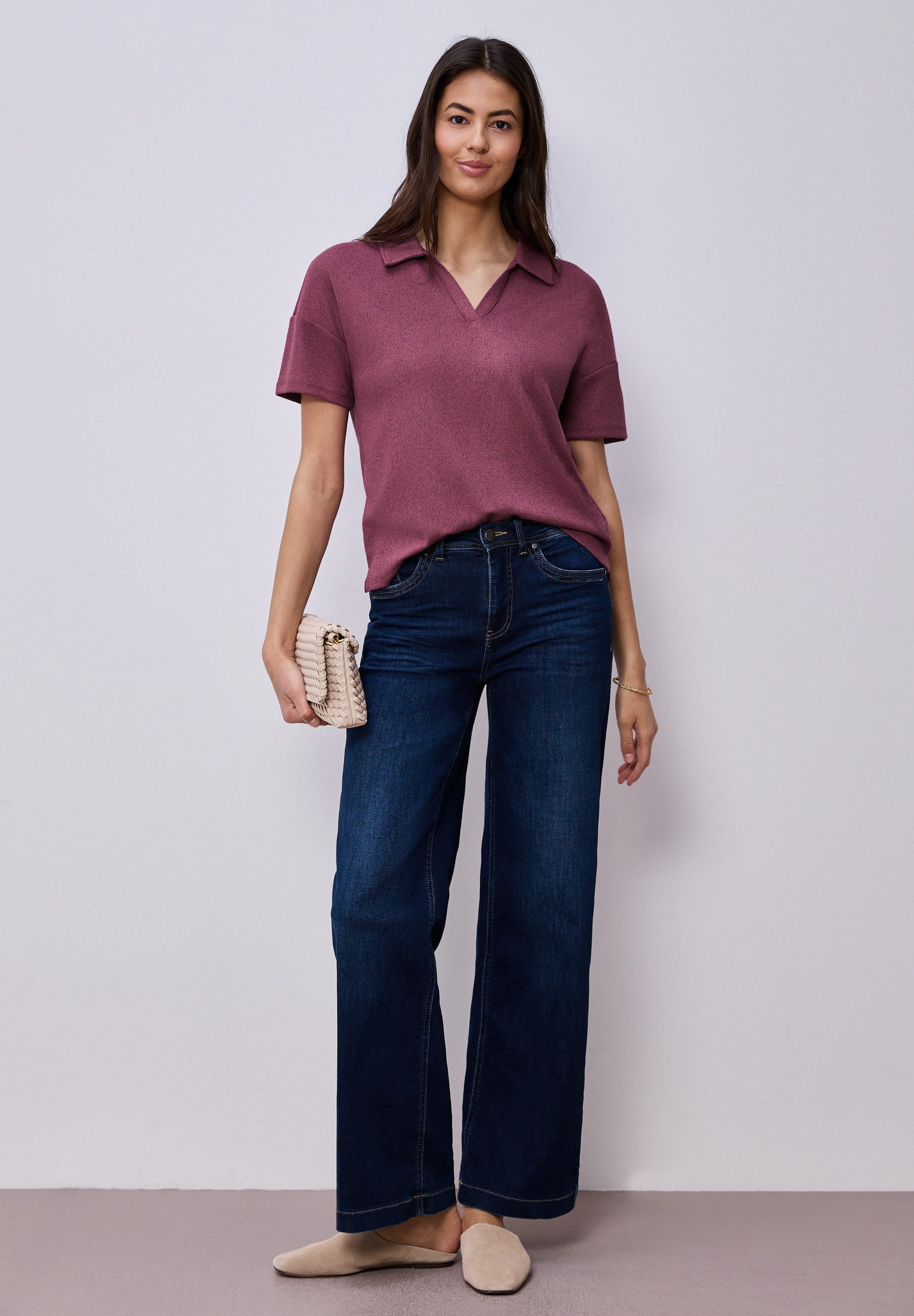 STREET ONE Poloshirt mit Stretchanteil – Bild 4 von 5