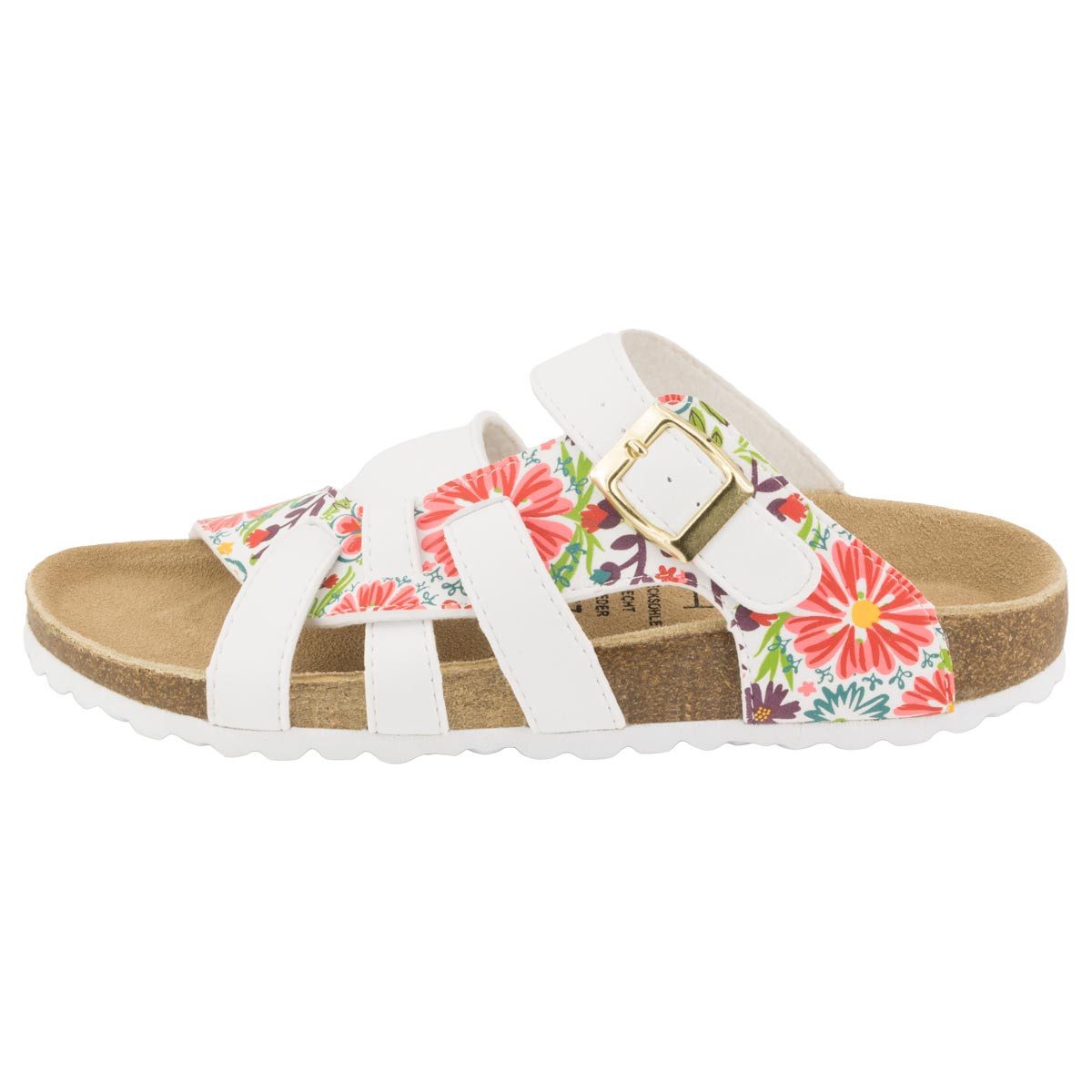 SUPERSOFT Basic Pantolette Pantoletten - Verstellbarer Riemen für individuellen Sitz