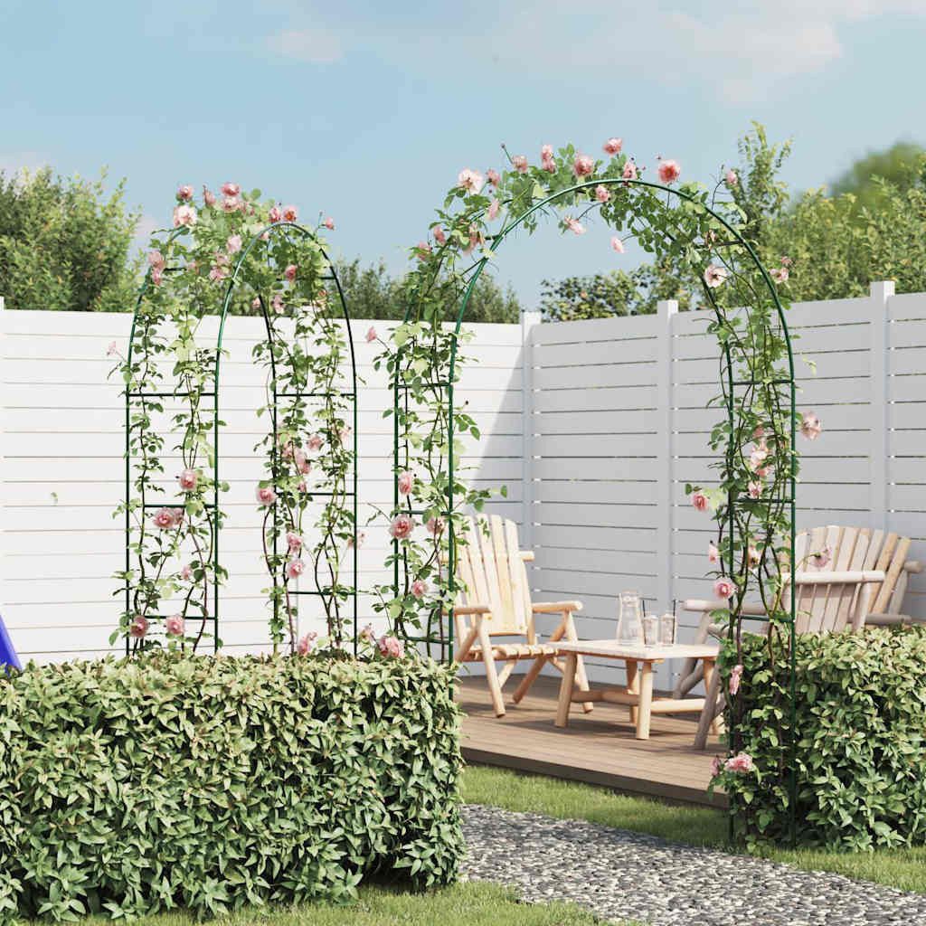 vidaXL Pergola 2x Garten Rosenbogen Torbogen Rankgitter Rosensäule, BxTxH: 39x140x240 cm